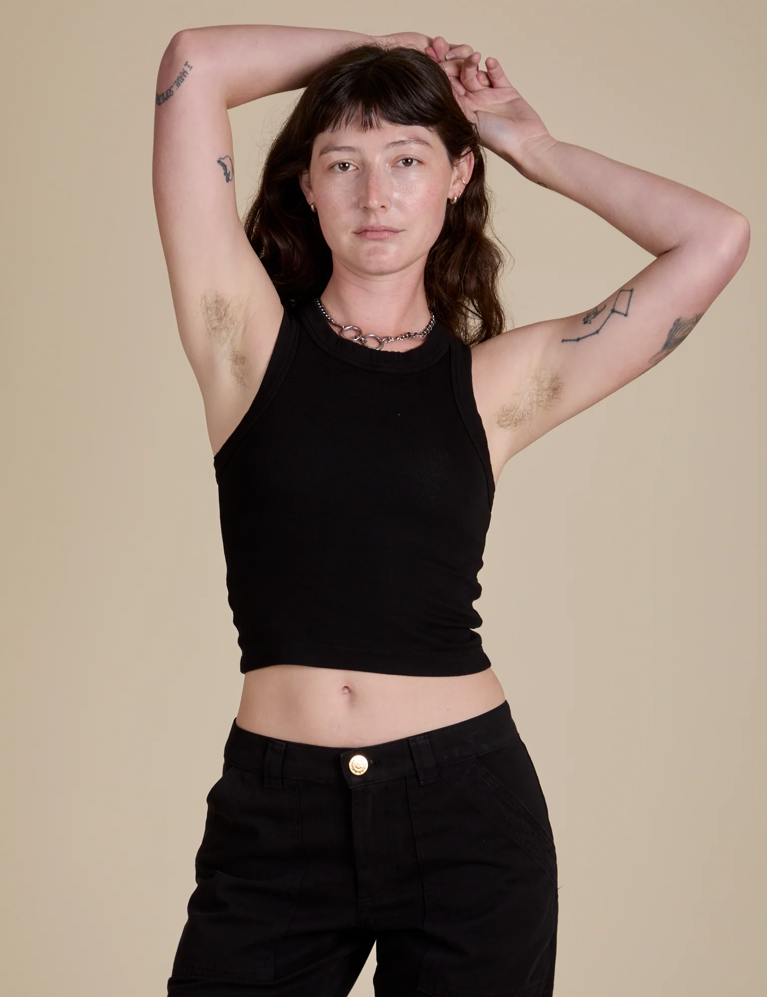 Racerback Tank - Basic Black - Image 23