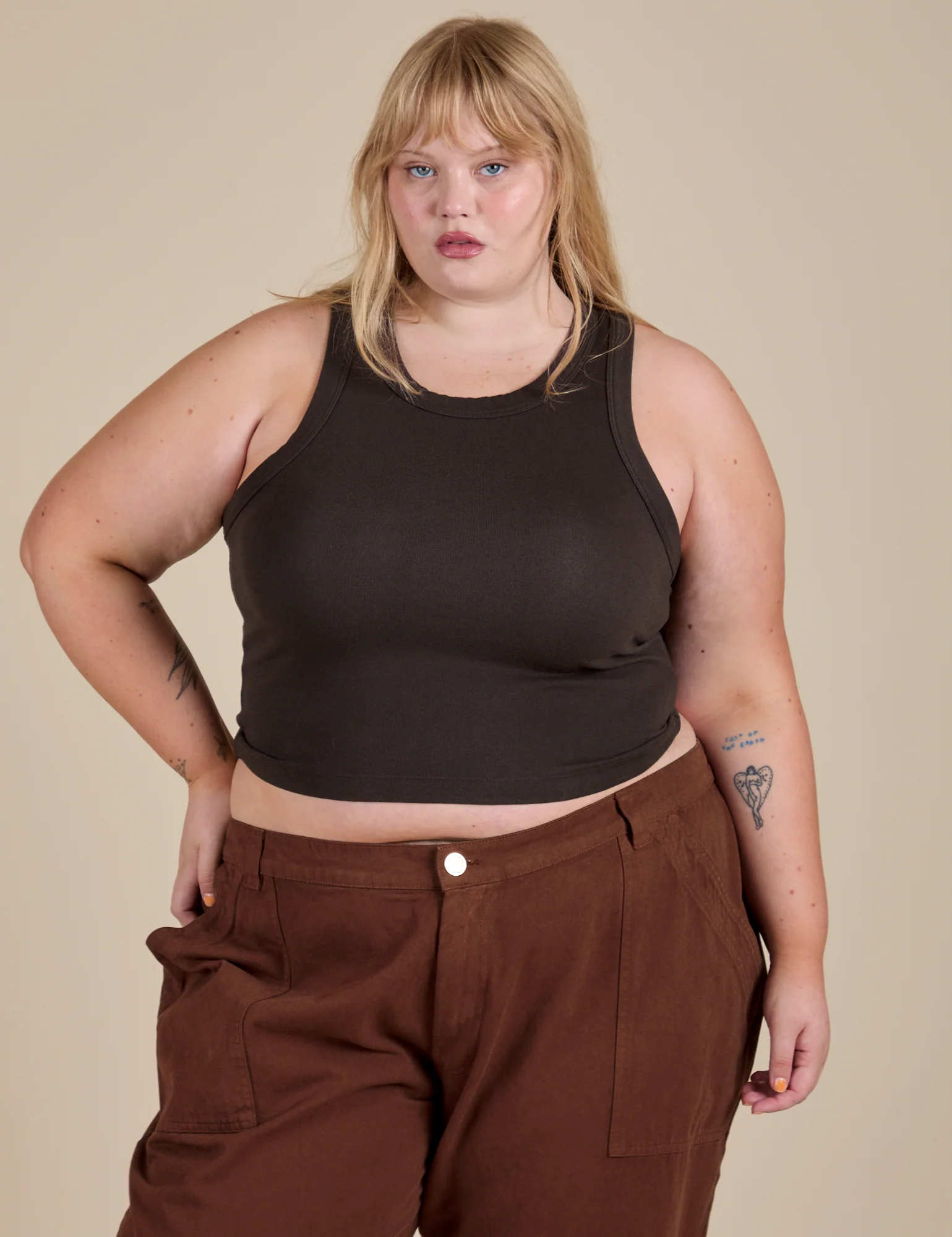 Racerback Tank - Espresso Brown - Image 16