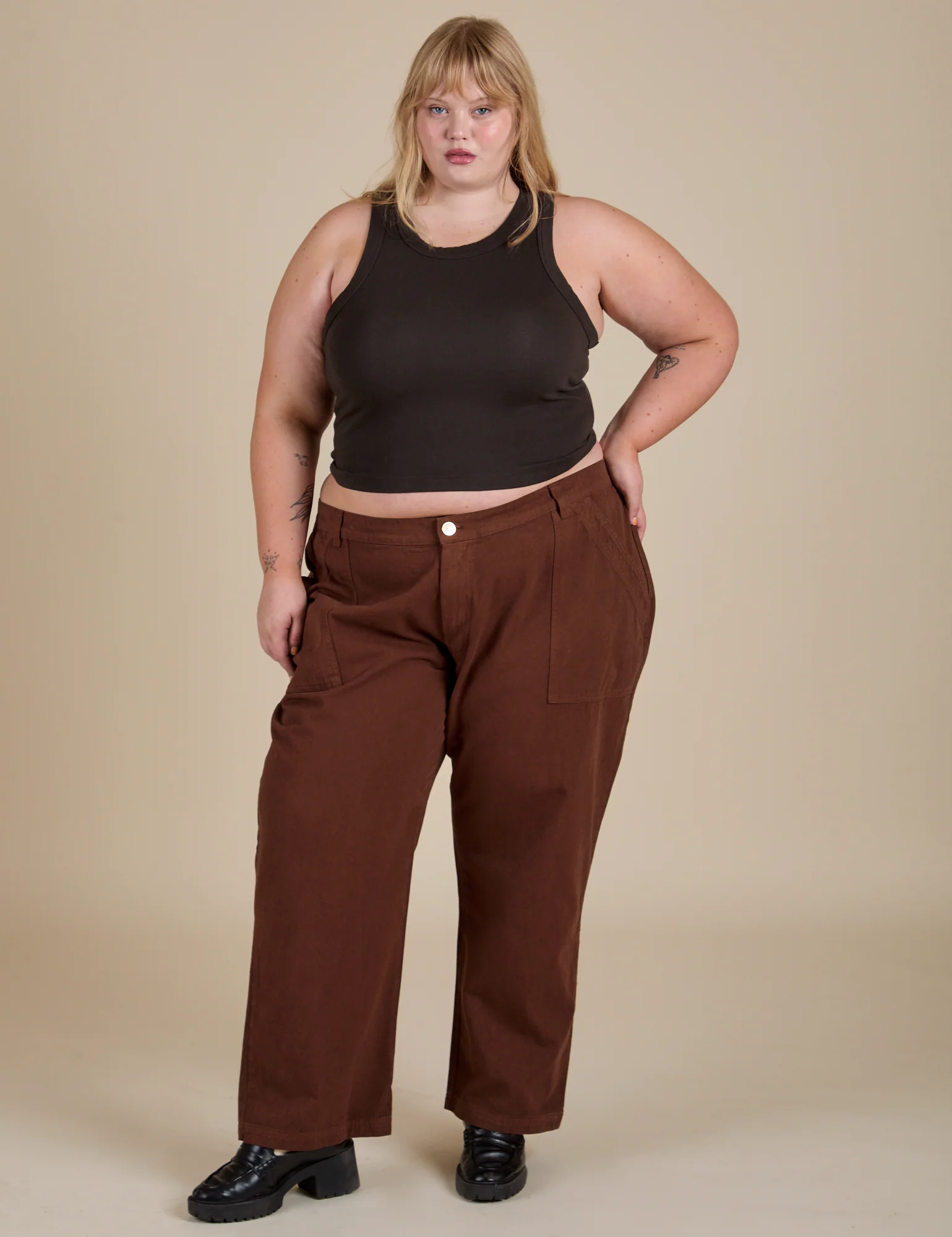 Racerback Tank - Espresso Brown - Image 17