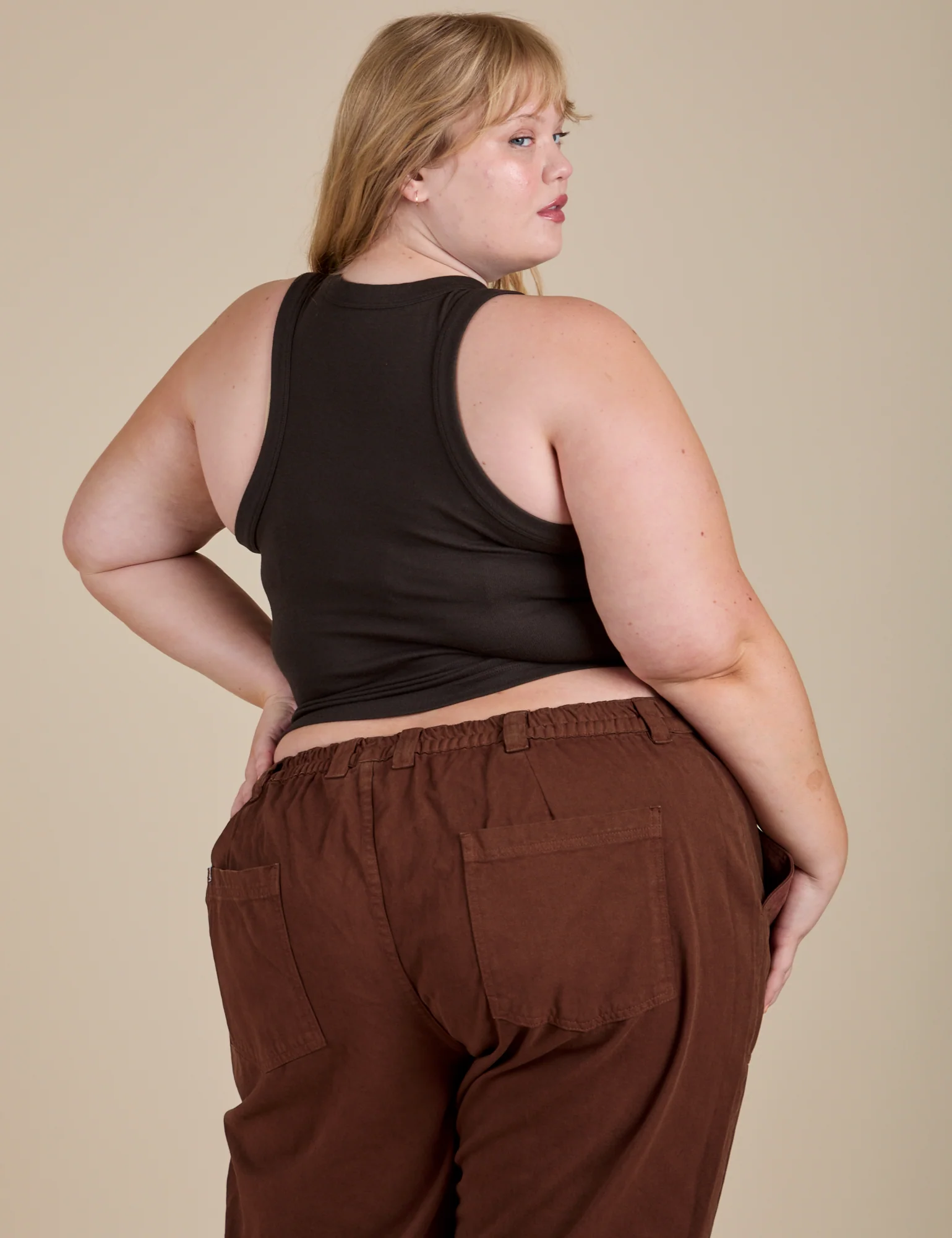 Racerback Tank - Espresso Brown - Image 19