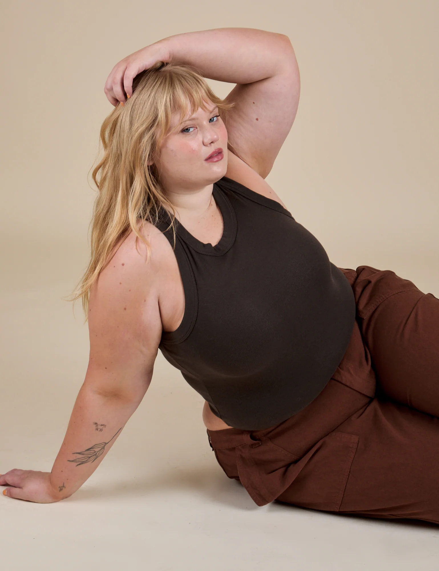Racerback Tank - Espresso Brown - Image 21