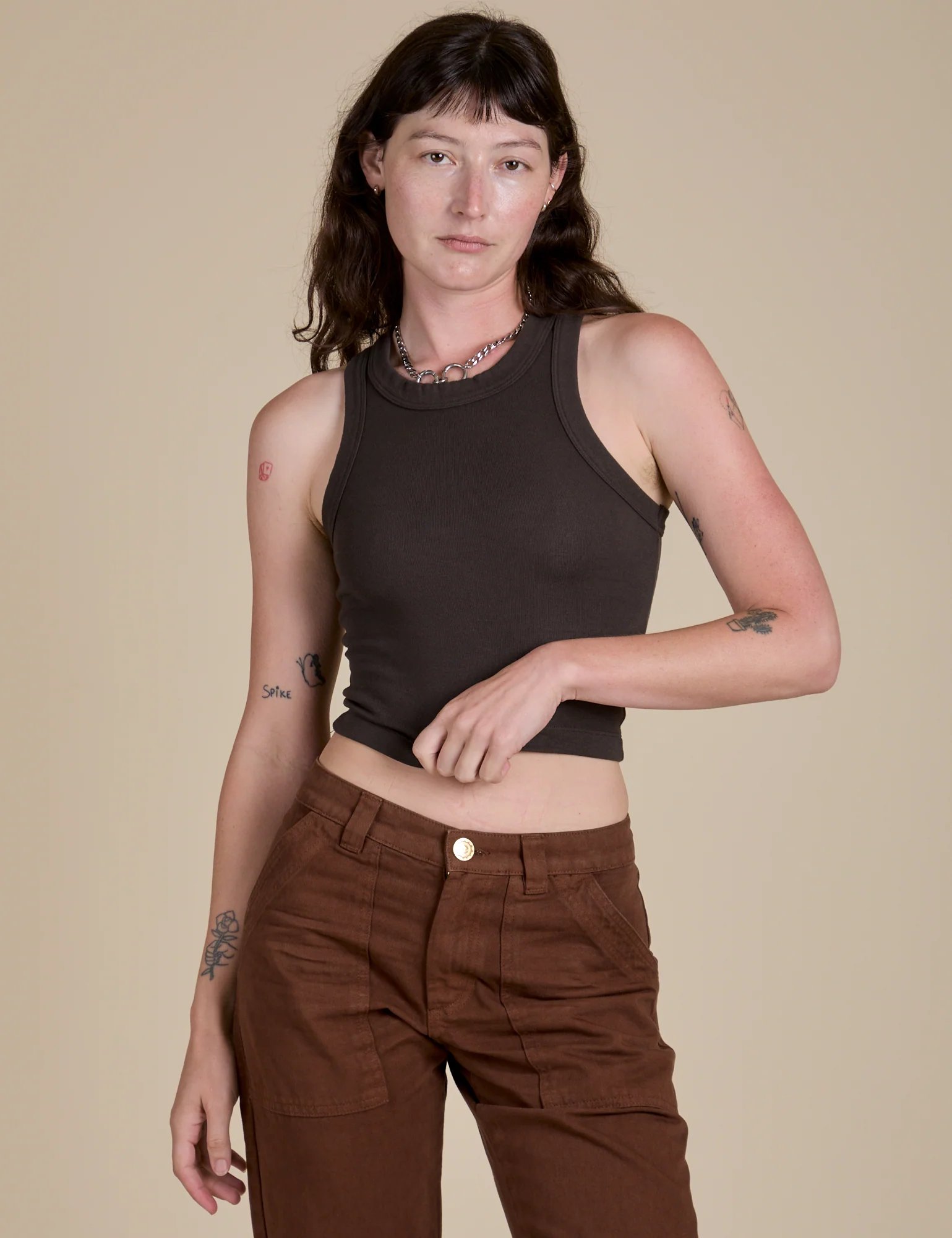 Racerback Tank - Espresso Brown - Image 22