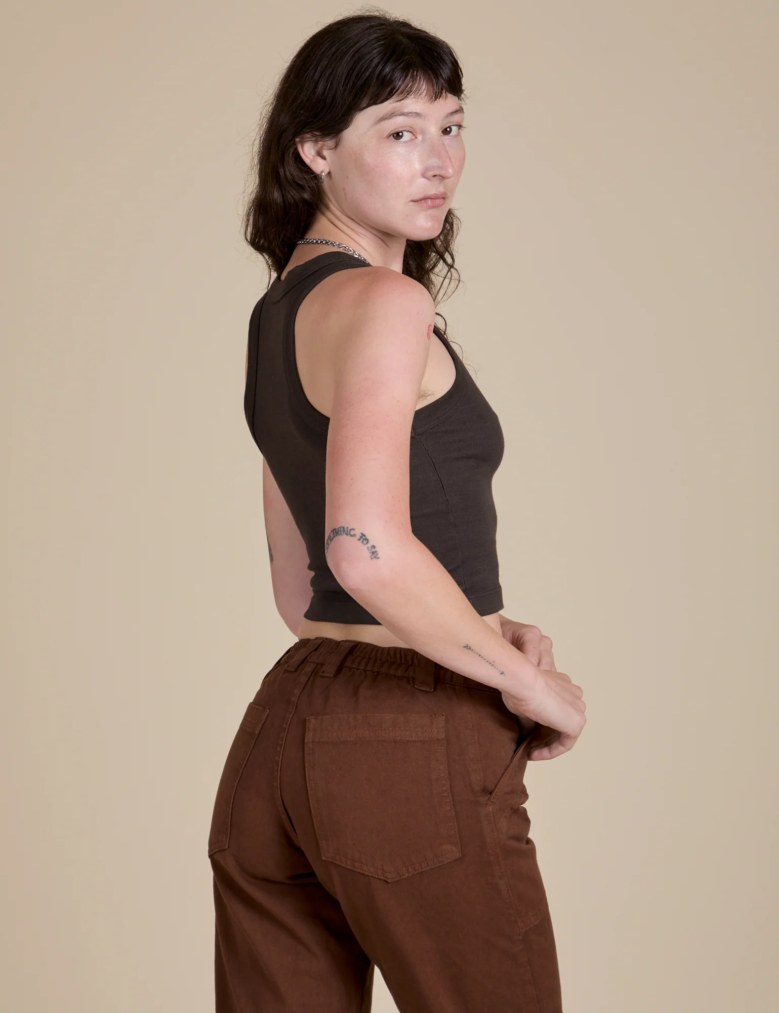 Racerback Tank - Espresso Brown - Image 26