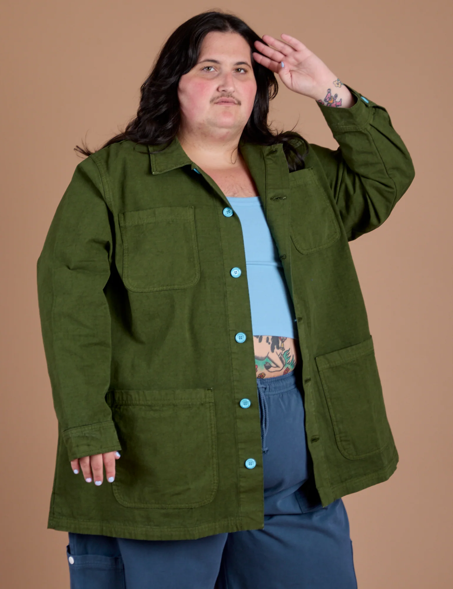 Ripstop Field Coat - Evergreen *FINAL SALE* - Image 16