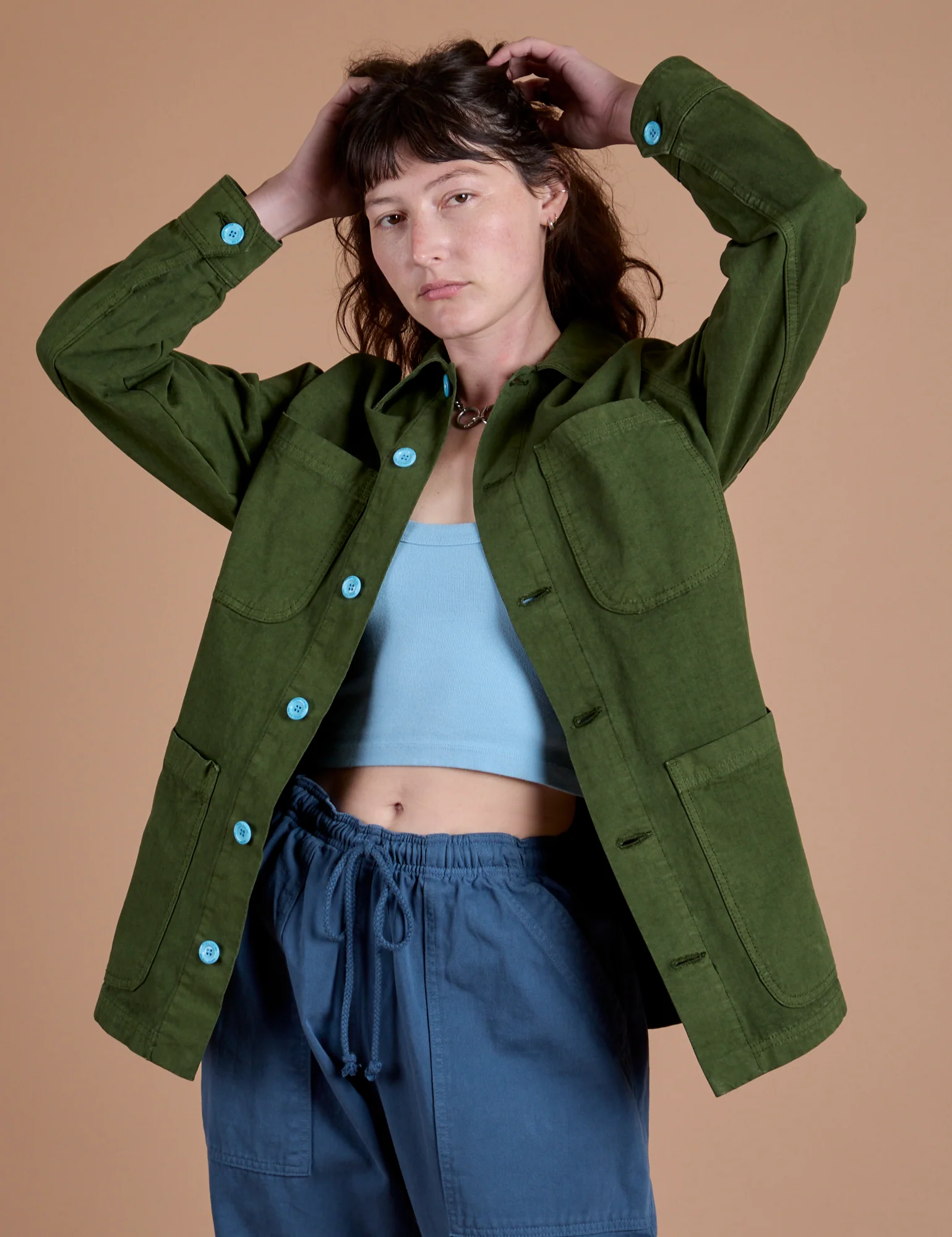 Ripstop Field Coat - Evergreen *FINAL SALE* - Image 3