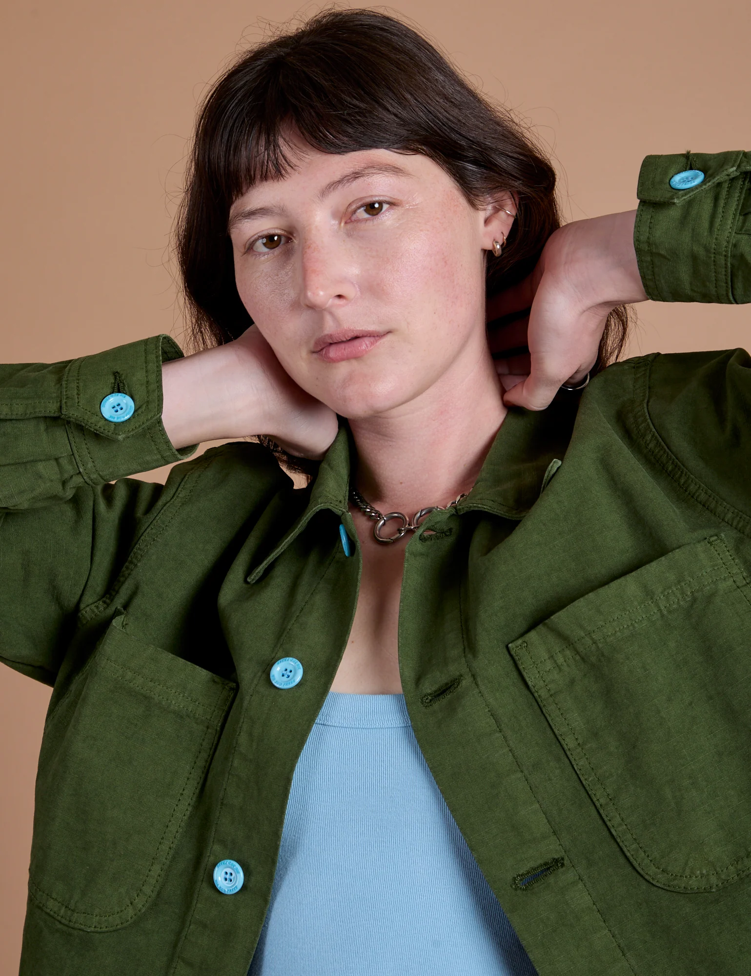 Ripstop Field Coat - Evergreen *FINAL SALE* - Image 4