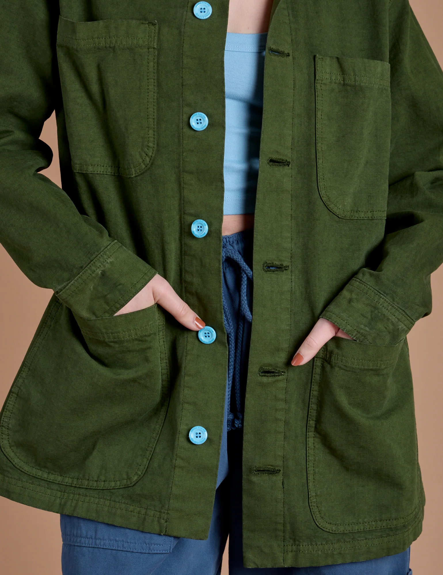 Ripstop Field Coat - Evergreen *FINAL SALE* - Image 6