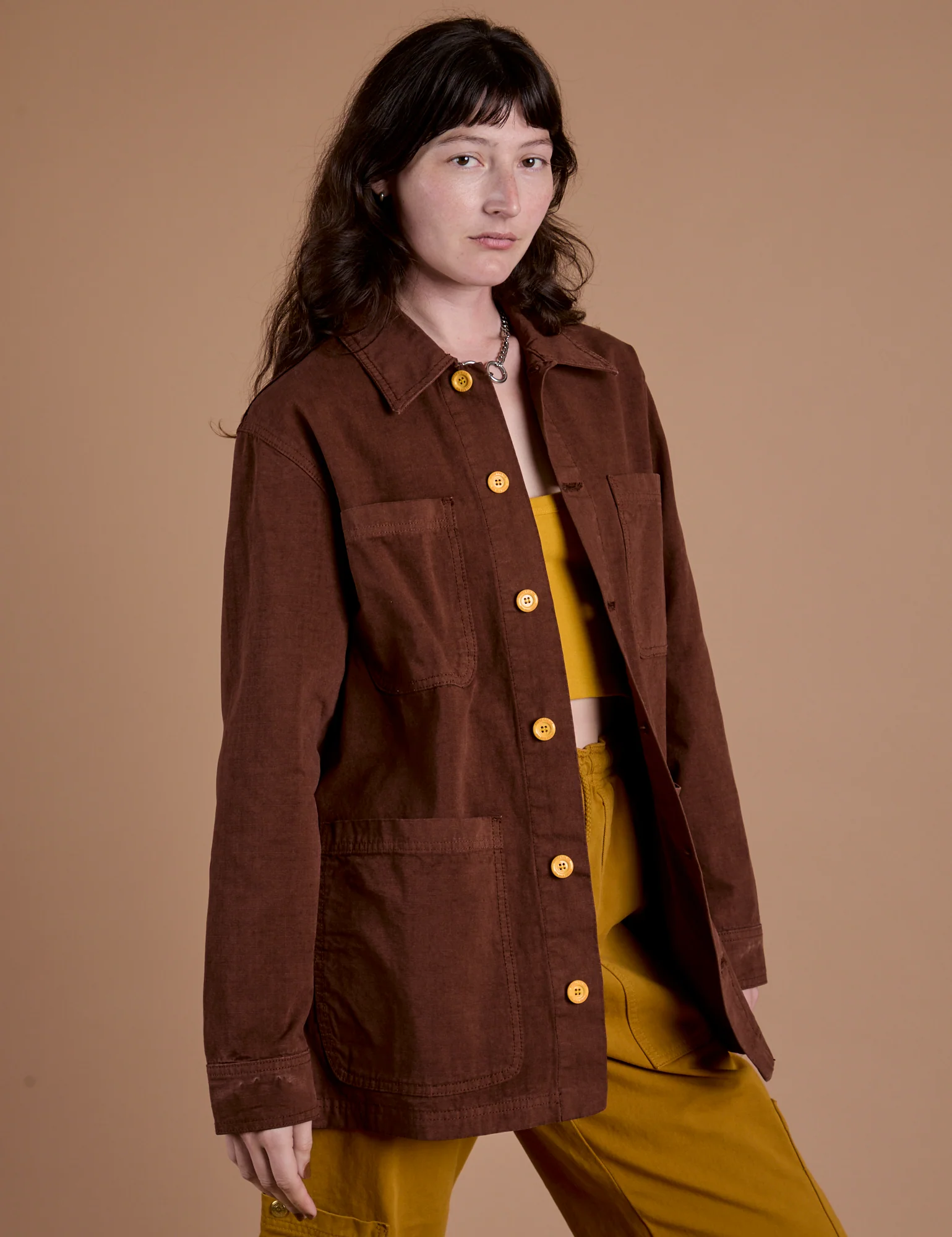 Ripstop Field Coat - Fudgesicle Brown *FINAL SALE* - Image 12