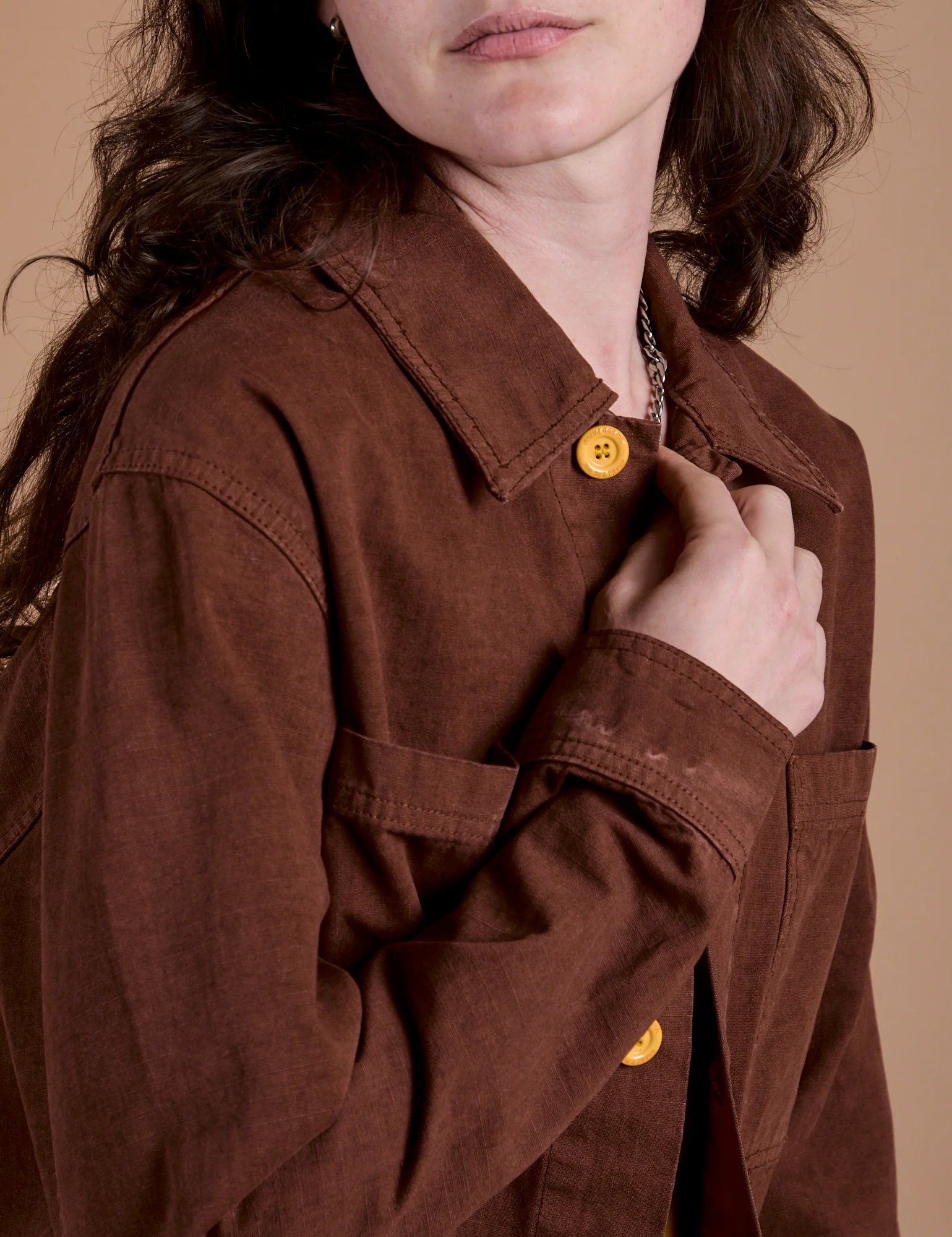 Ripstop Field Coat - Fudgesicle Brown *FINAL SALE* - Image 13