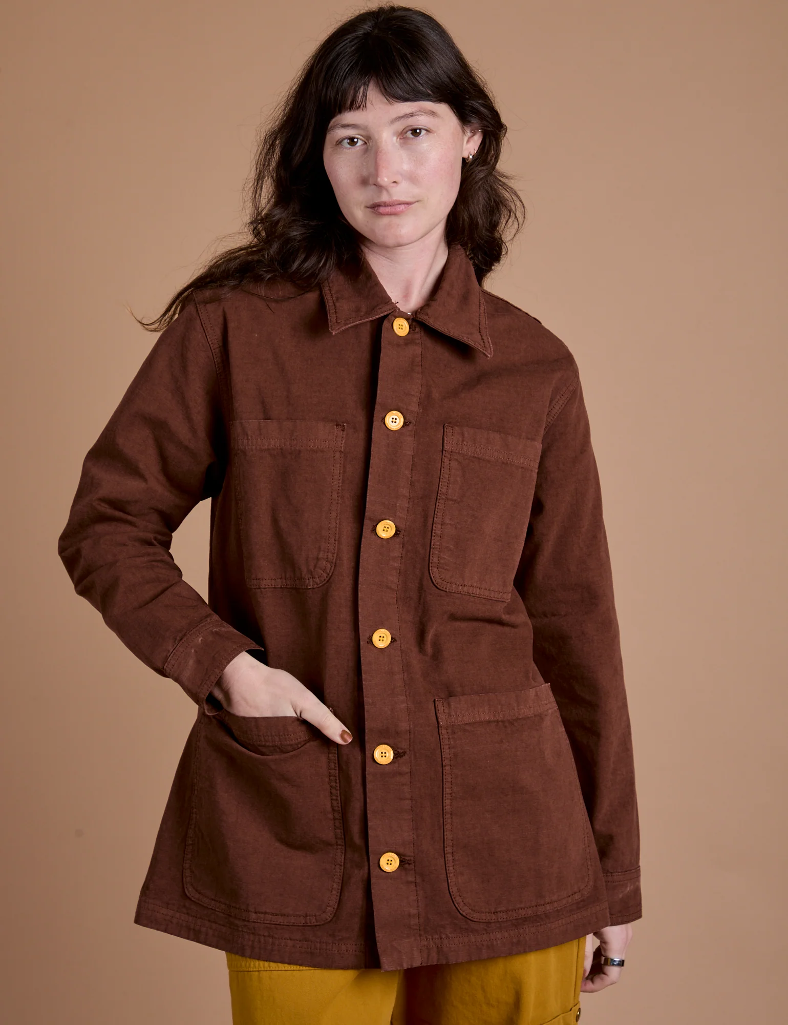 Ripstop Field Coat - Fudgesicle Brown *FINAL SALE* - Image 15