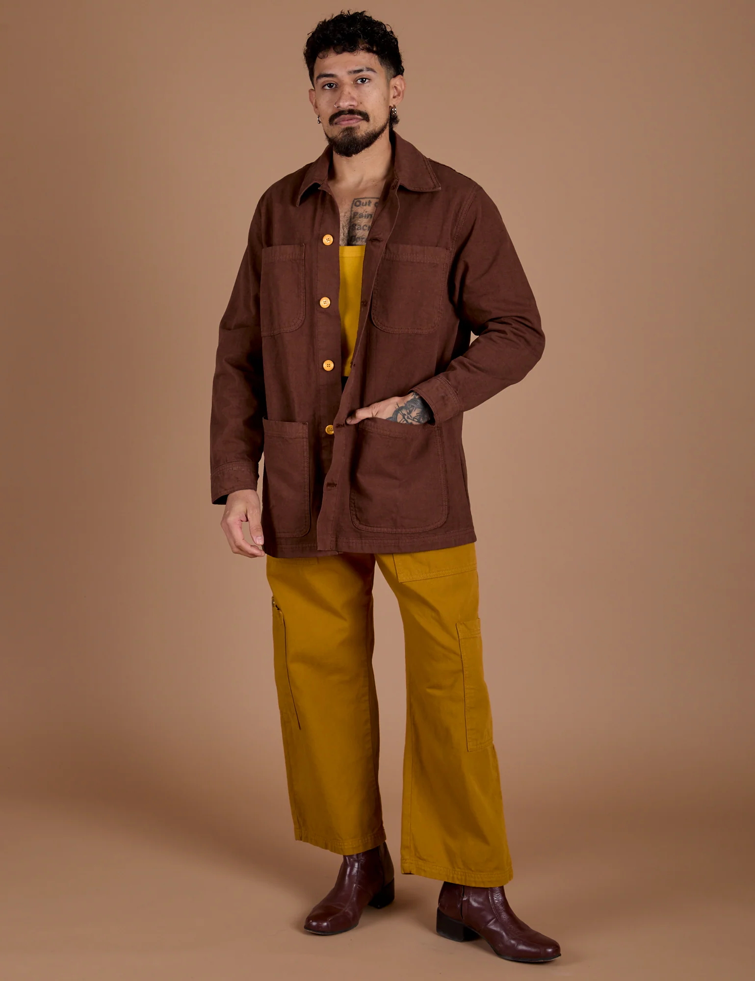 Ripstop Field Coat - Fudgesicle Brown *FINAL SALE* - Image 4