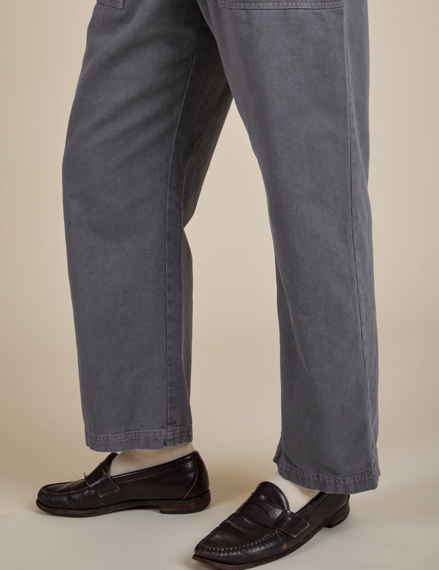 Short Sleeve Jumpsuit - Washed Grey - Image 7