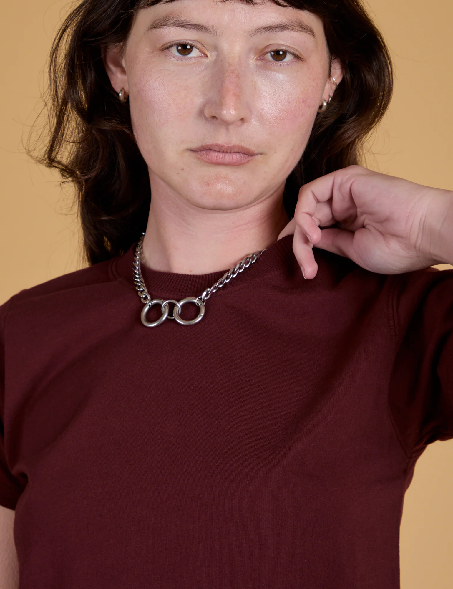 The Organic Vintage Tee - Red Wine - Image 4