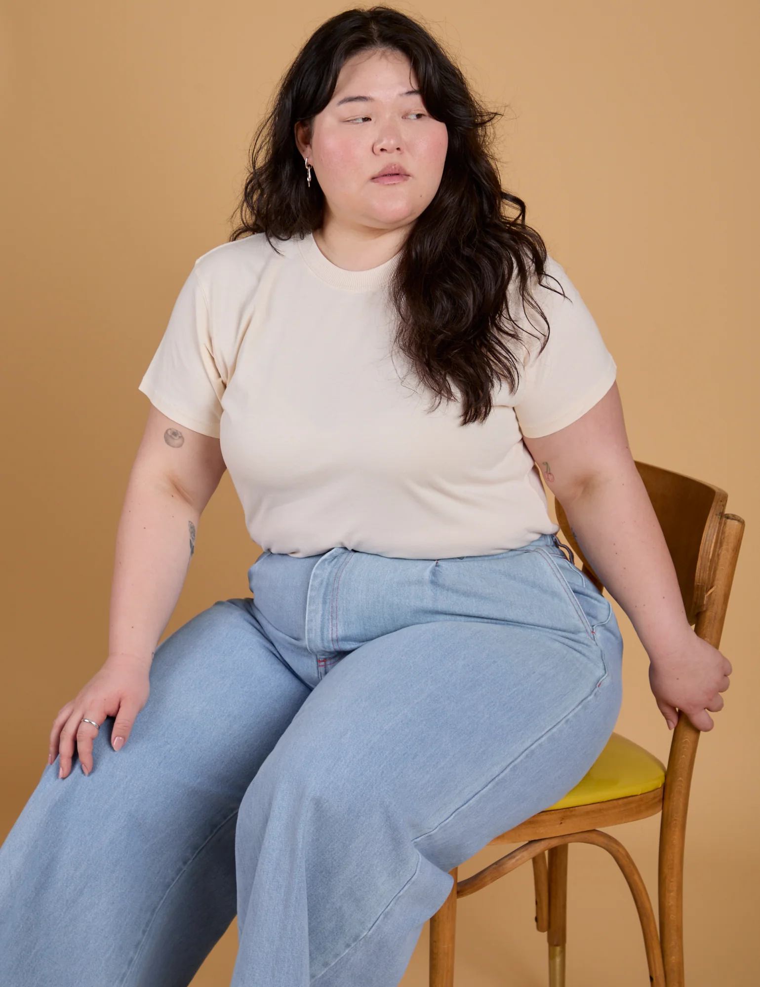 The Organic Vintage Tee - Vintage Off White - Image 11