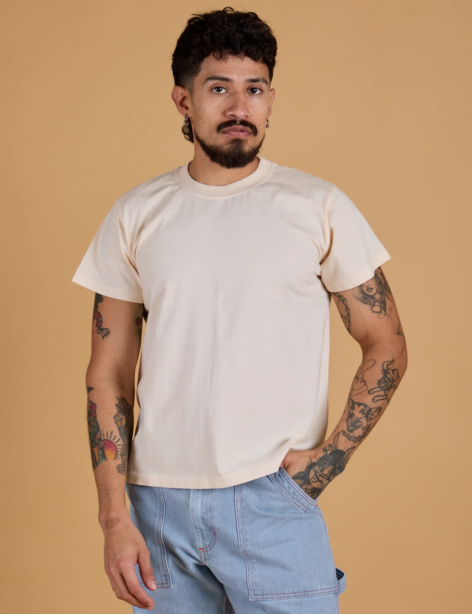 The Organic Vintage Tee - Vintage Off White - Image 12