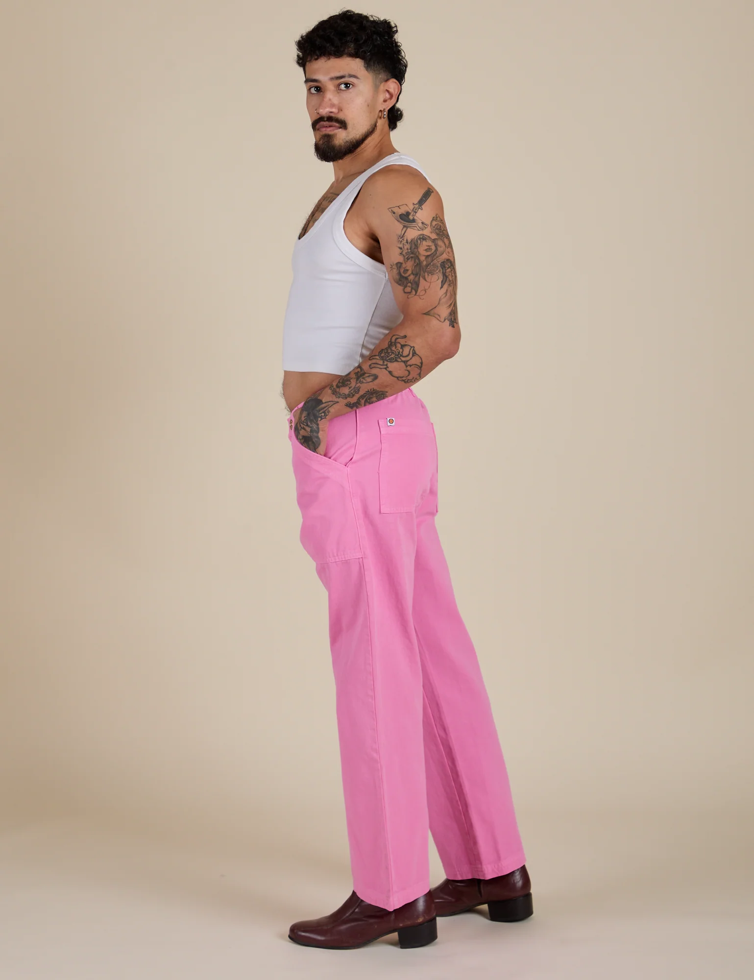 Work Pants - Bubblegum Pink - Image 17