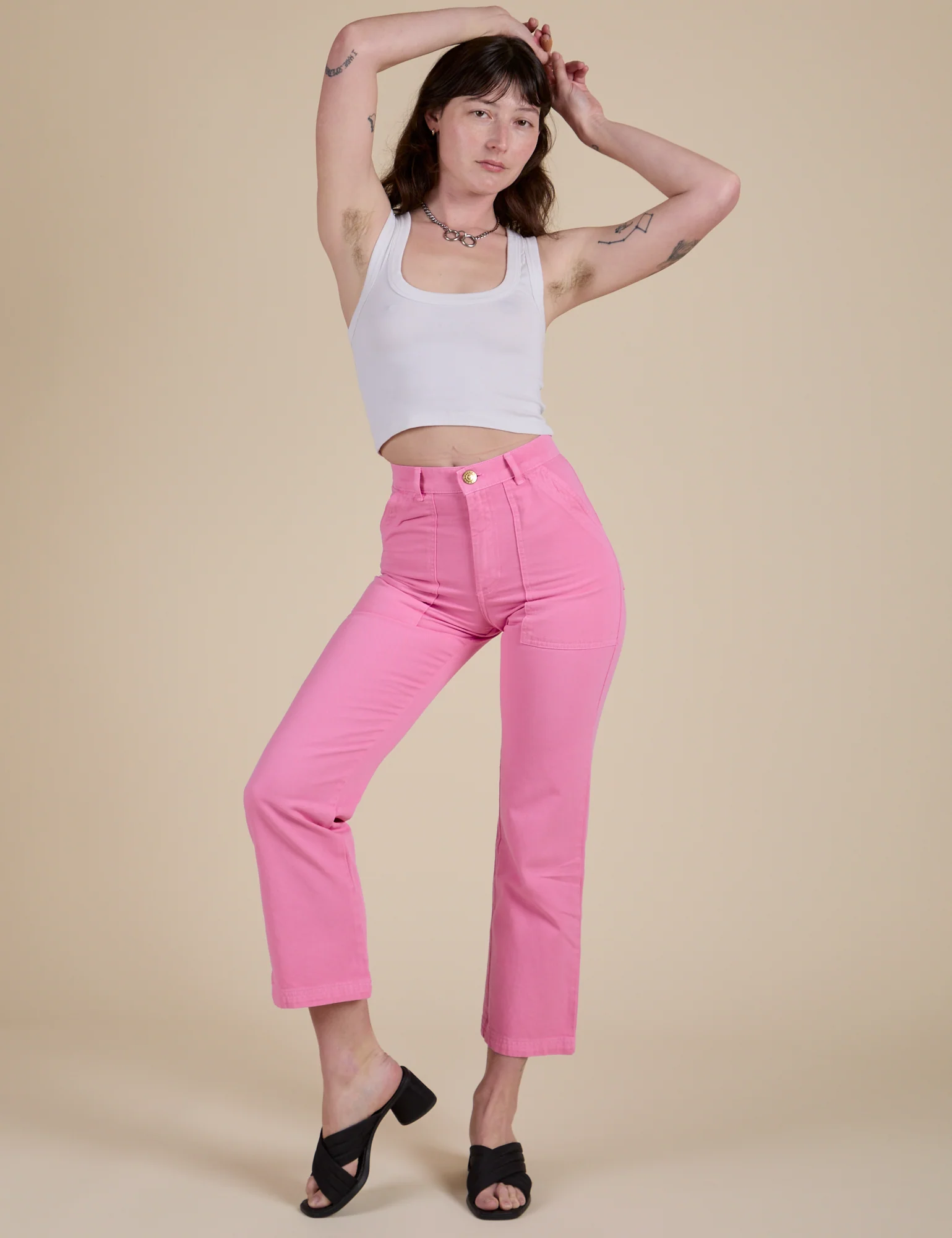 Work Pants - Bubblegum Pink - Image 2