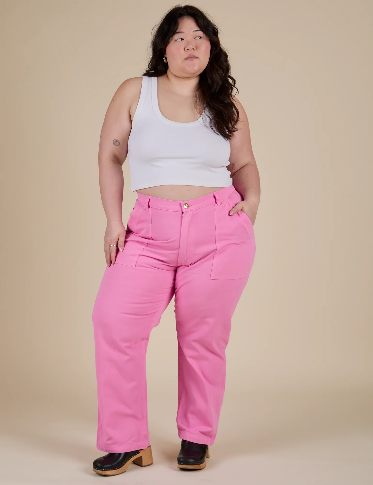 Work Pants - Bubblegum Pink - Image 9