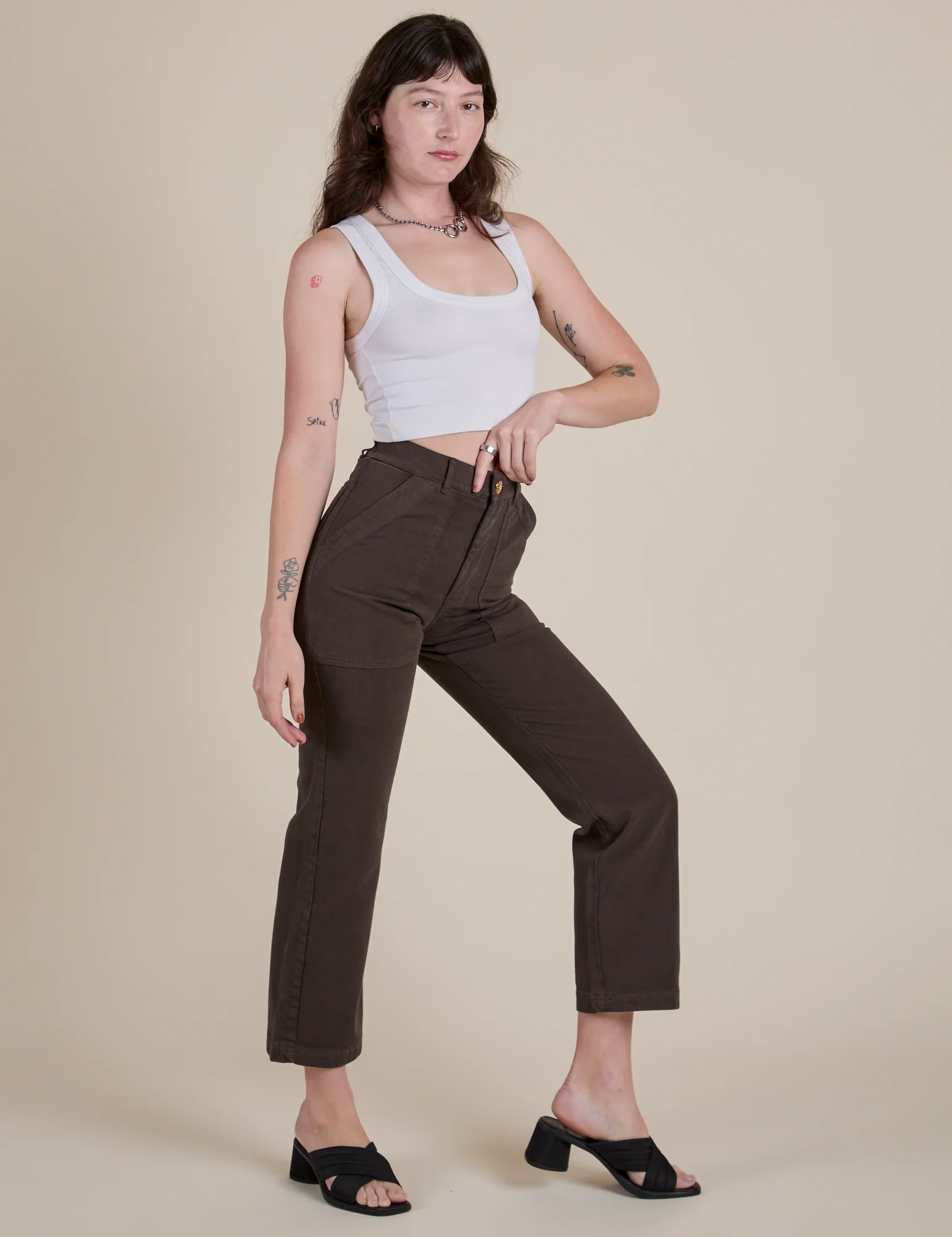 Work Pants - Espresso Brown - Image 12