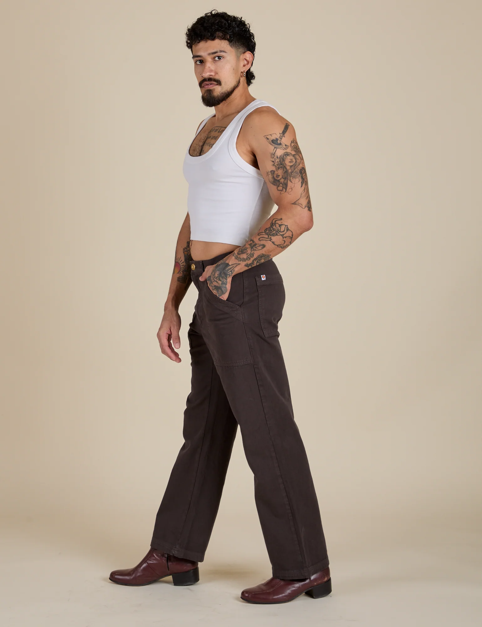 Work Pants - Espresso Brown - Image 20