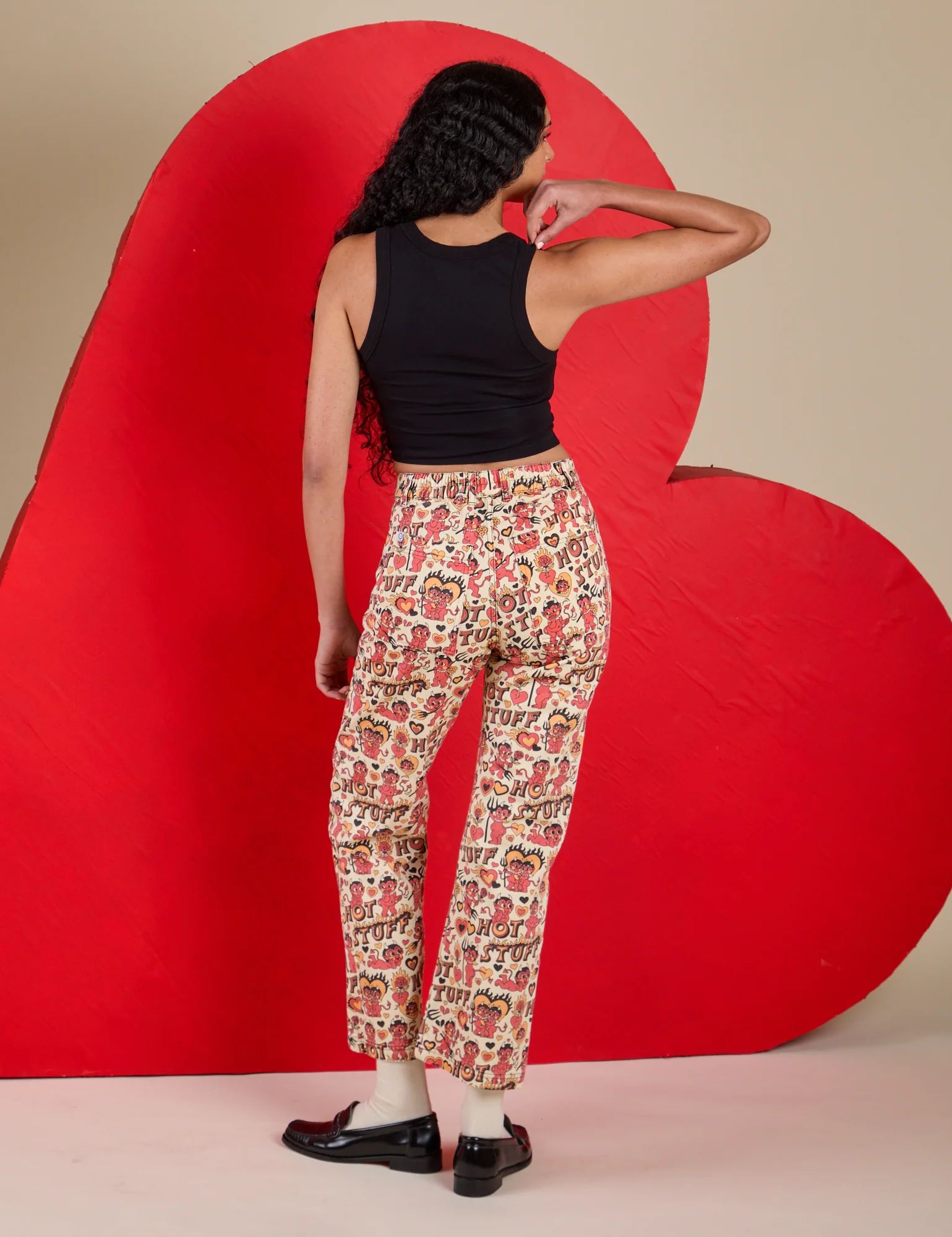 Work Pants - Hot Stuff Print *FINAL SALE* - Image 14