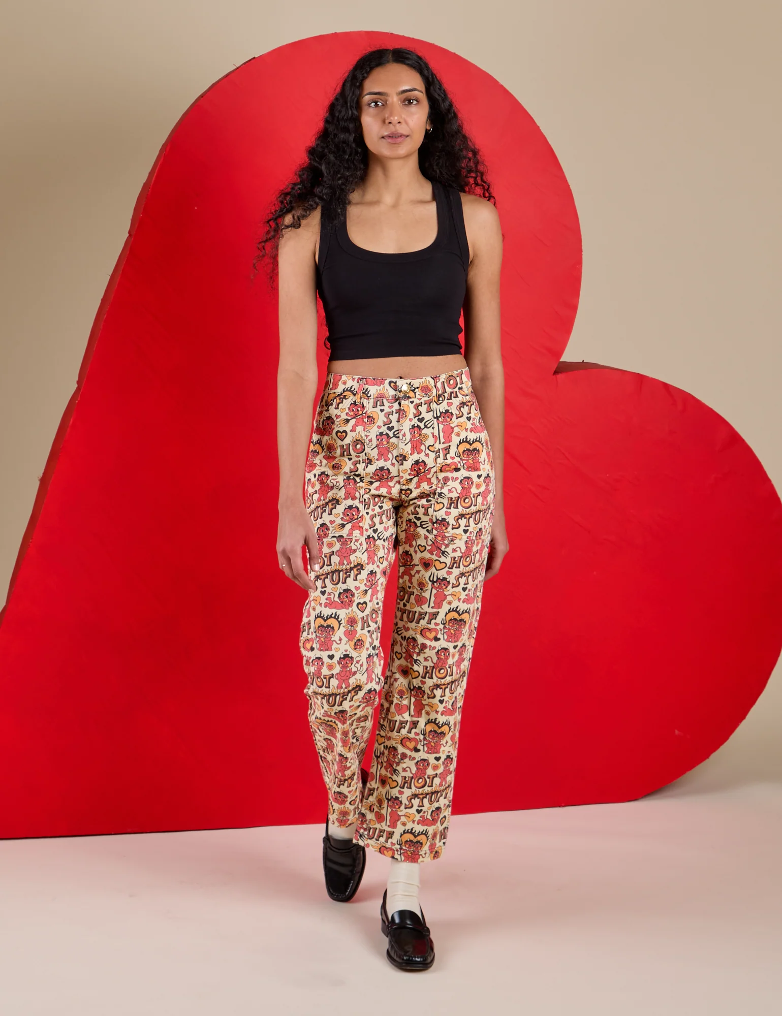 Work Pants - Hot Stuff Print *FINAL SALE* - Image 15