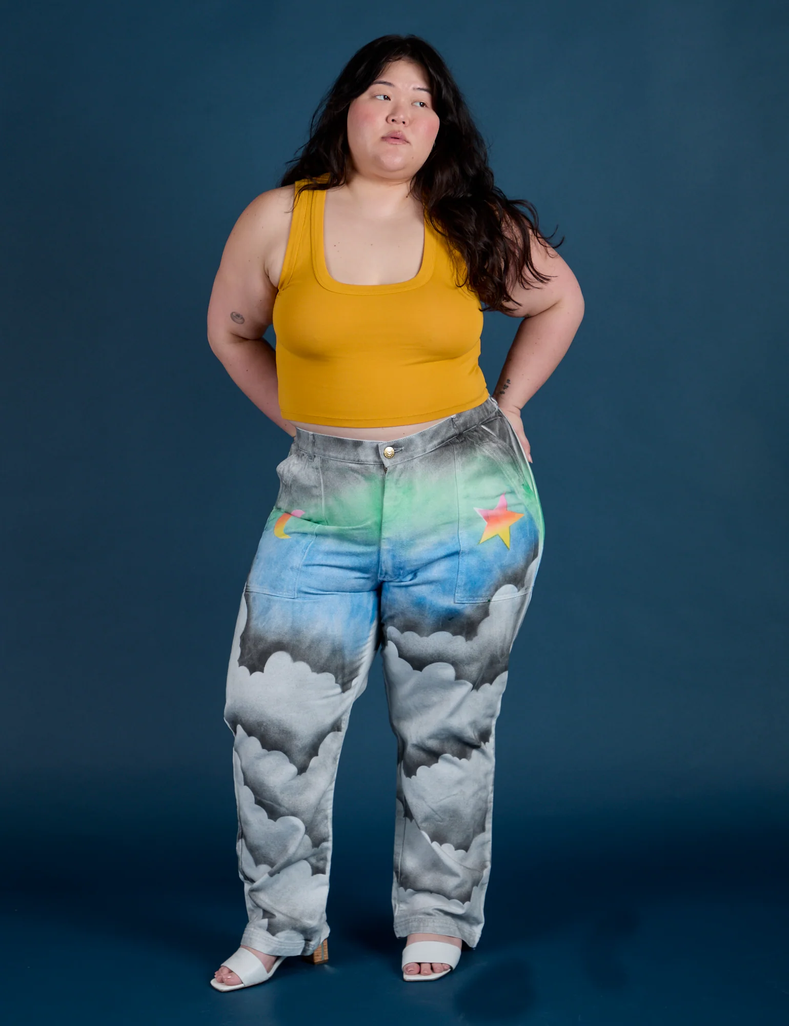 Work Pants - Night Sky Airbrush