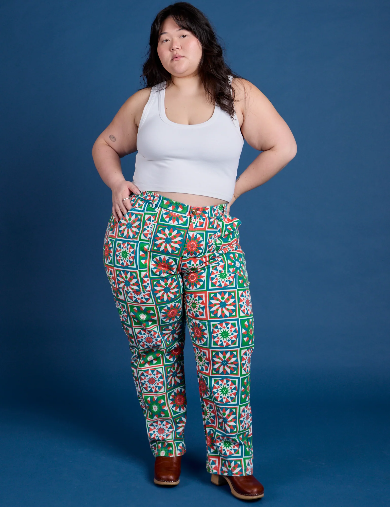 Work Pants - Quilt Print *FINAL SALE* - Image 10