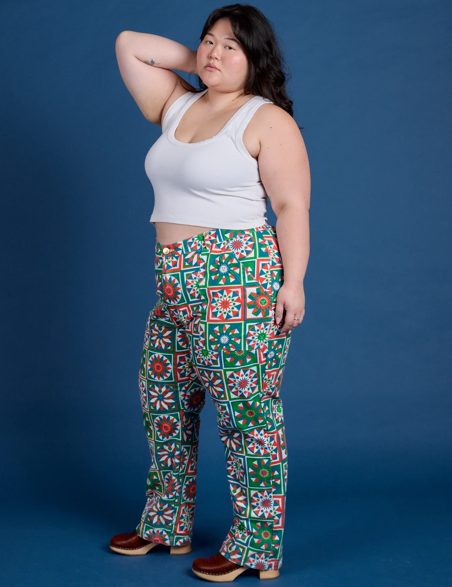 Work Pants - Quilt Print *FINAL SALE* - Image 11
