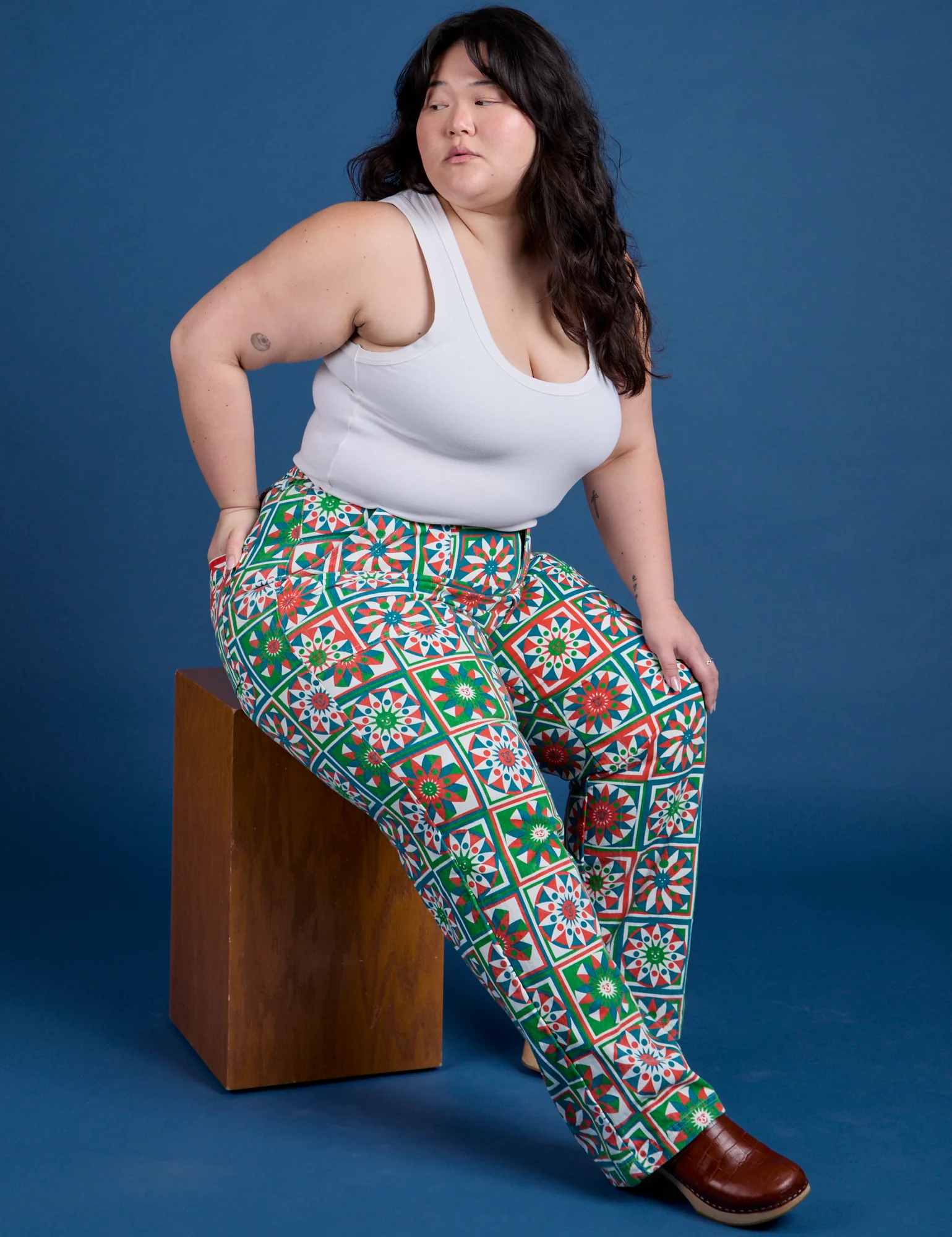 Work Pants - Quilt Print *FINAL SALE* - Image 15