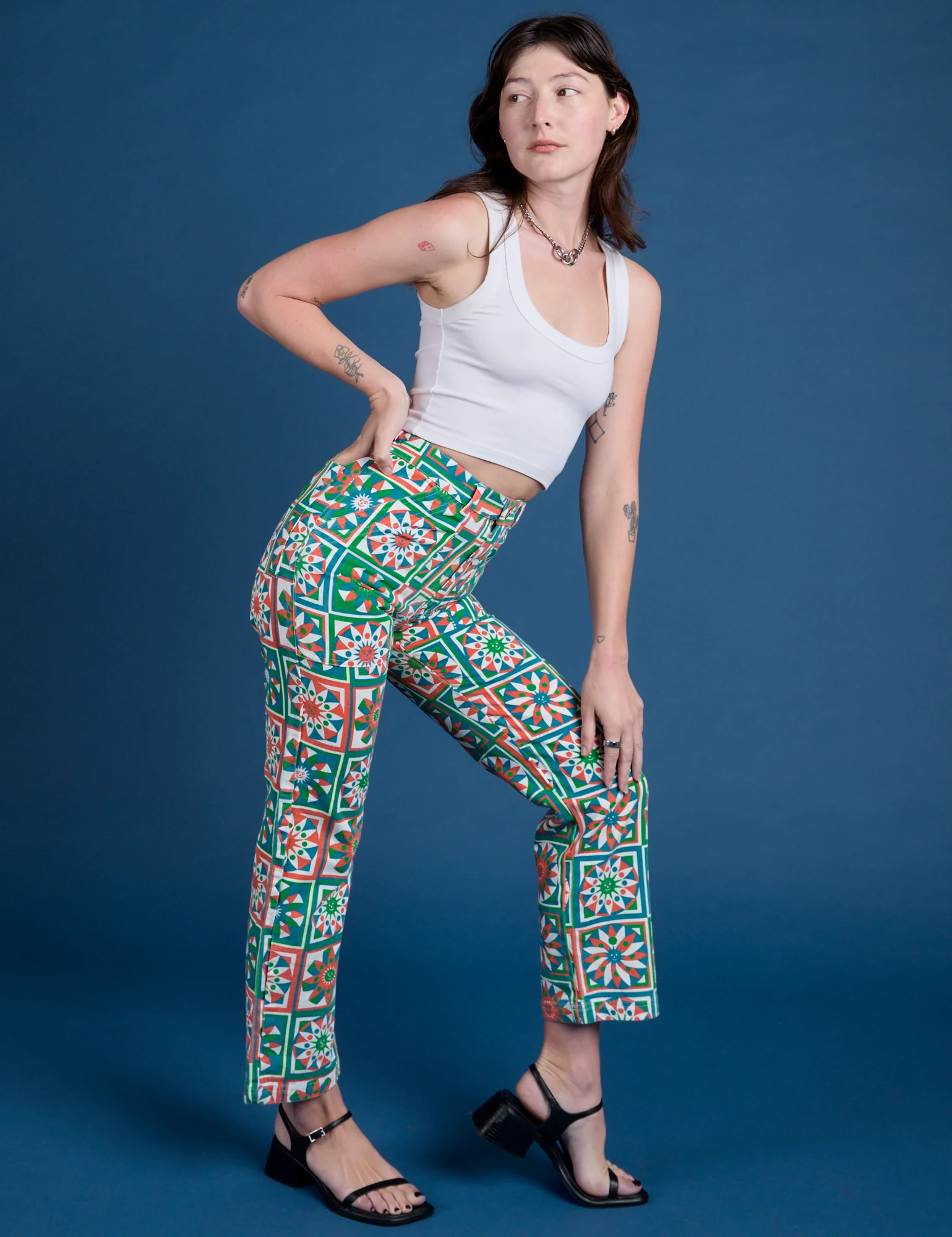 Work Pants - Quilt Print *FINAL SALE* - Image 20