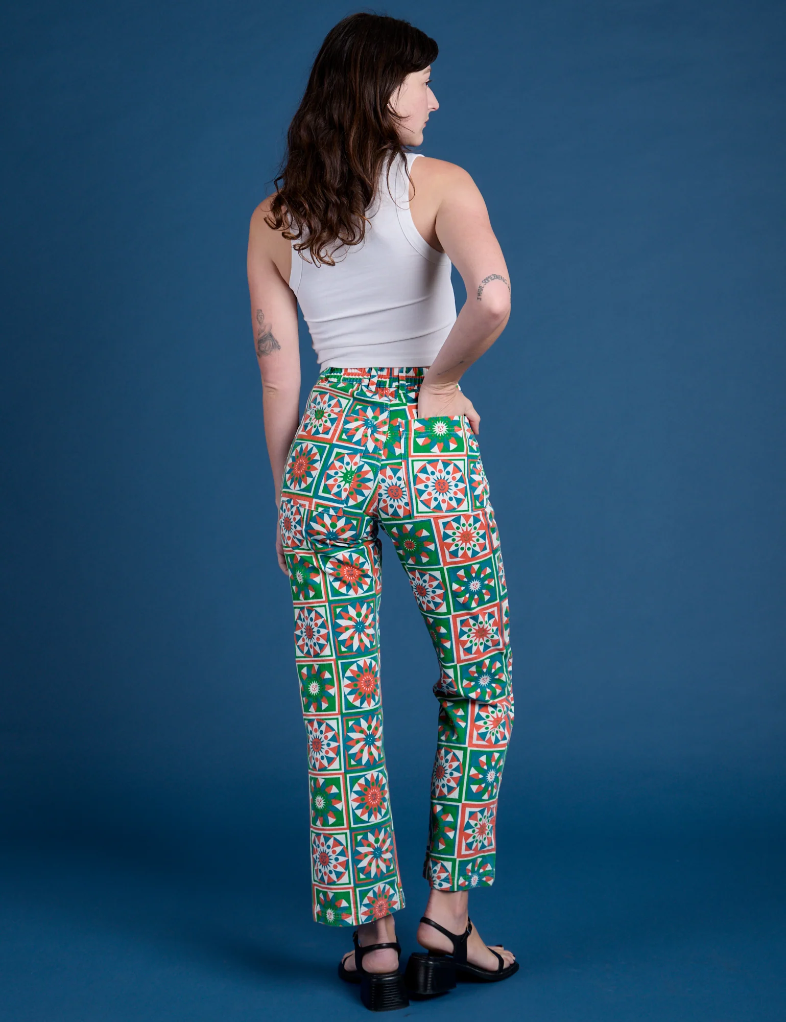 Work Pants - Quilt Print *FINAL SALE* - Image 22