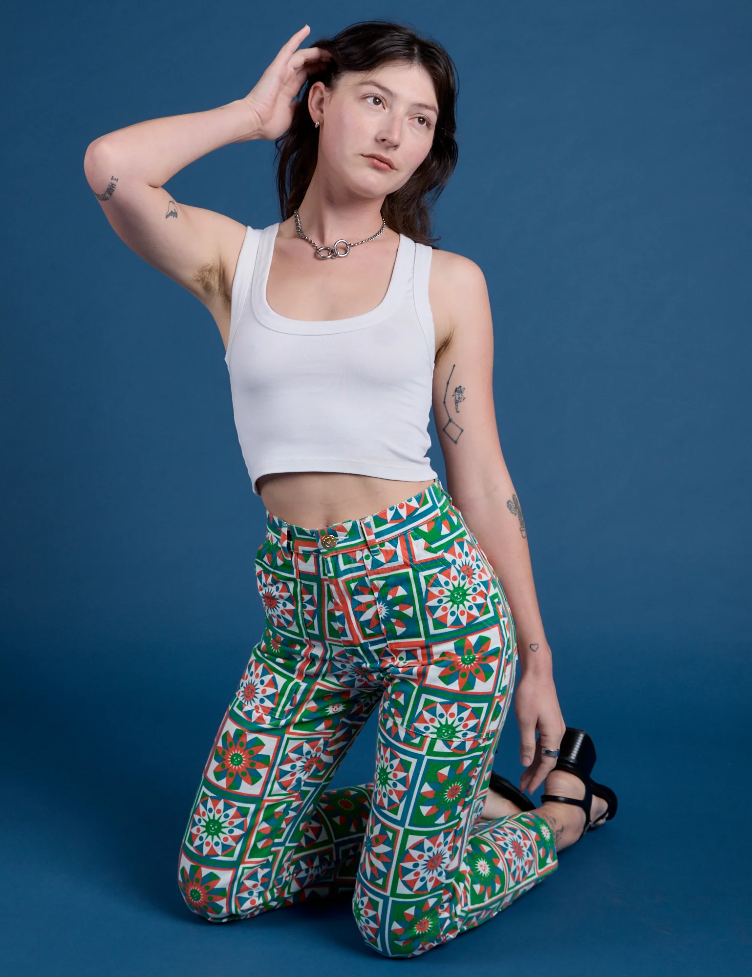 Work Pants - Quilt Print *FINAL SALE* - Image 24