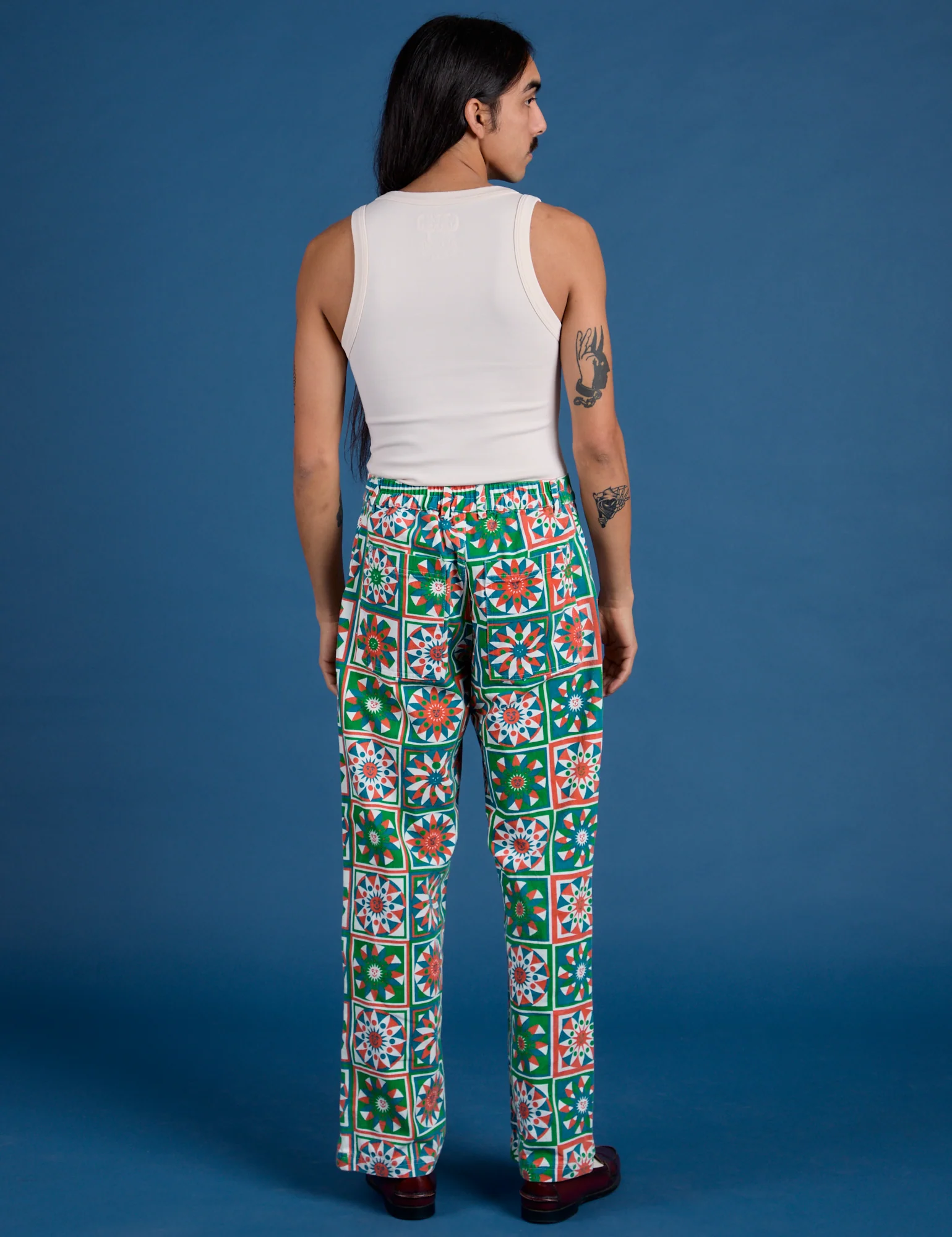 Work Pants - Quilt Print *FINAL SALE* - Image 7