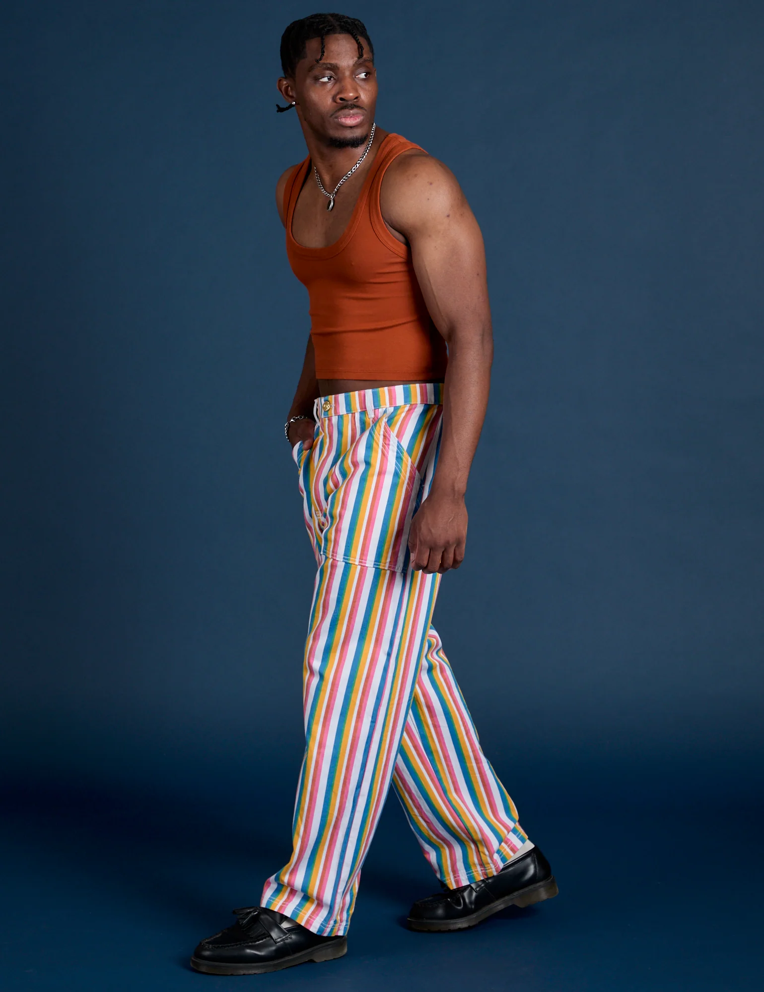 Work Pants - Rainbow Stripe - Image 13