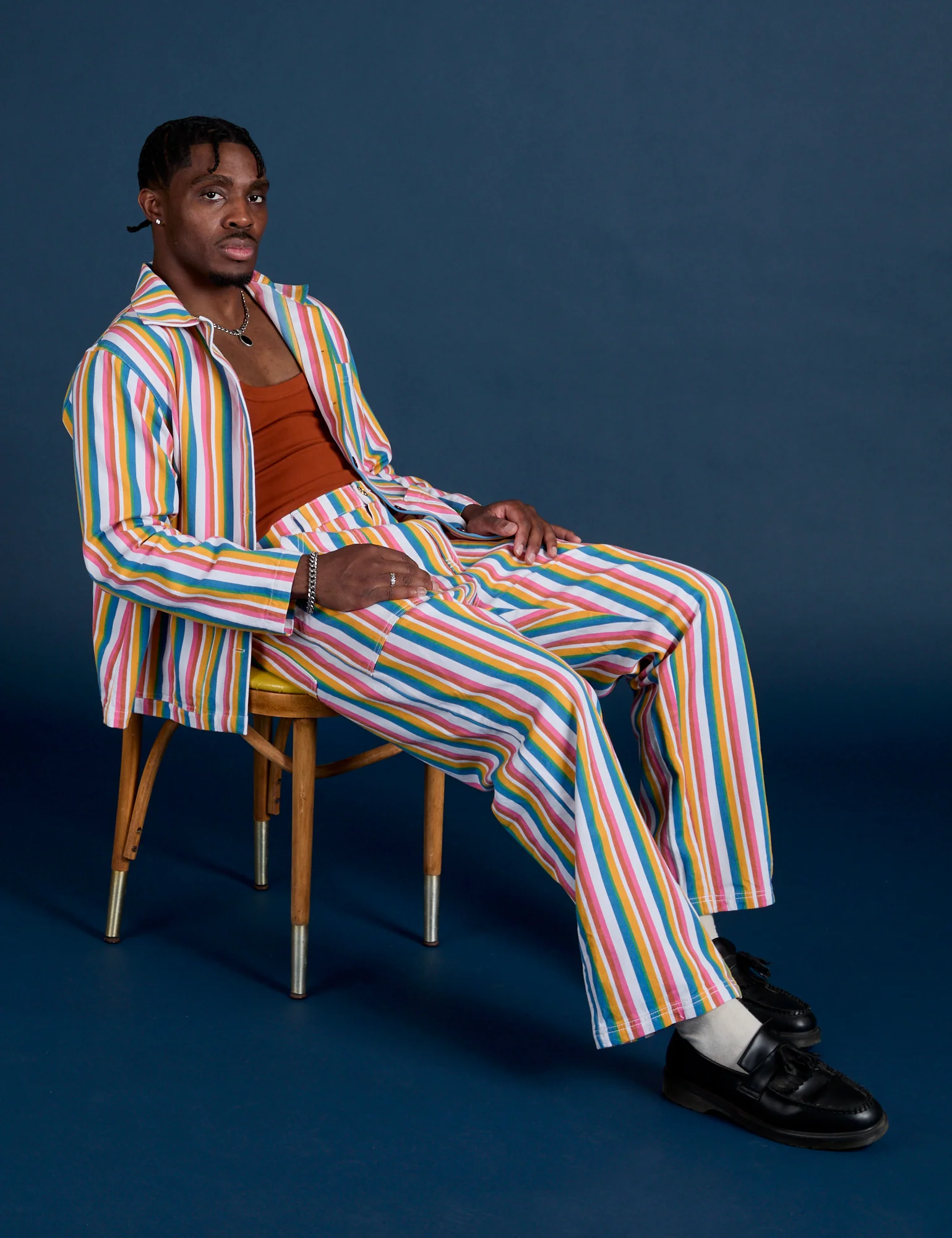 Work Pants - Rainbow Stripe - Image 17
