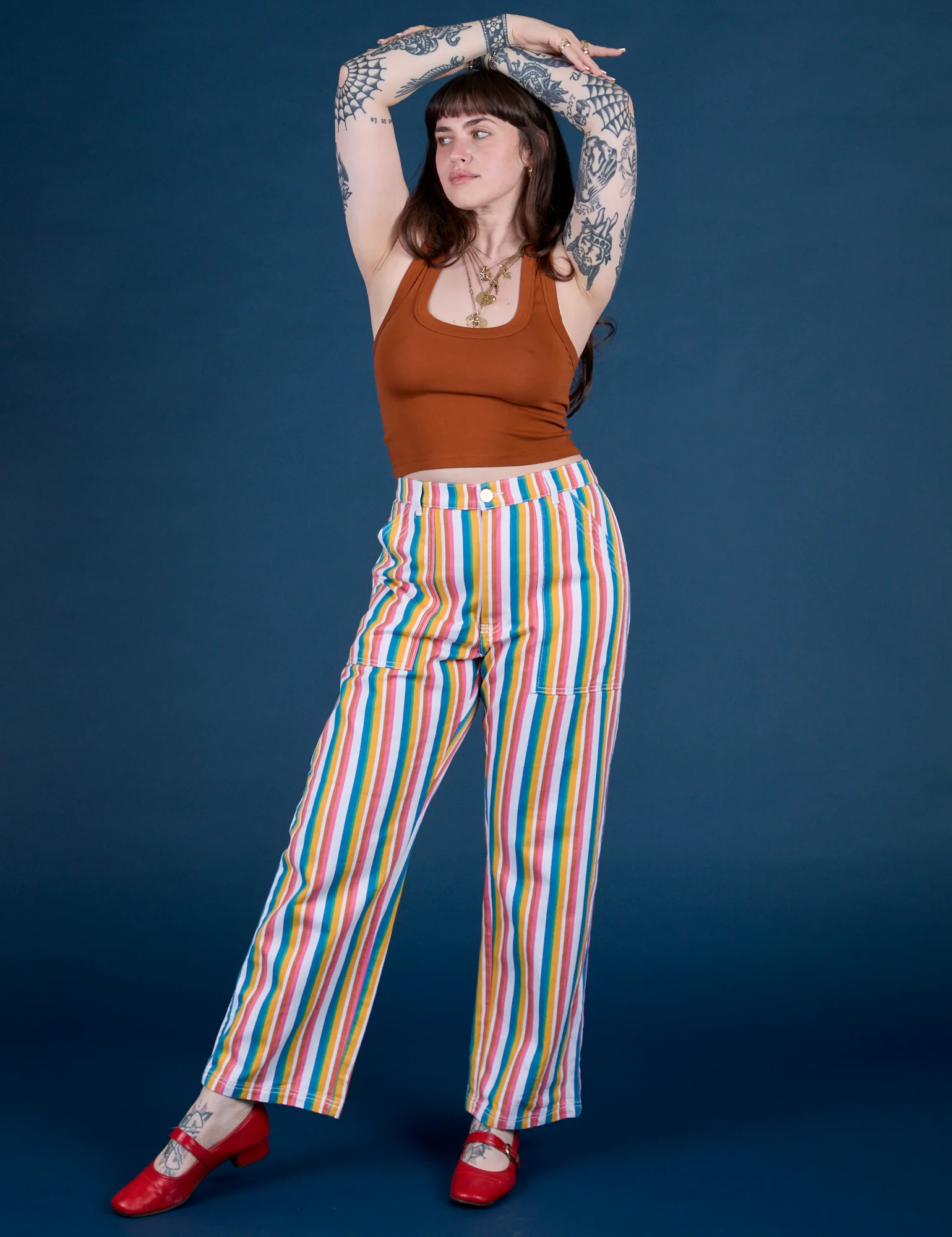 Work Pants - Rainbow Stripe - Image 18