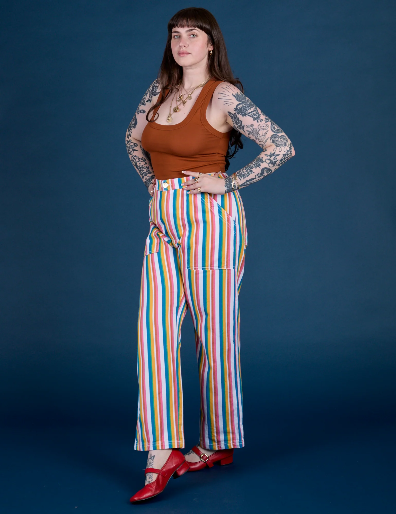 Work Pants - Rainbow Stripe - Image 21