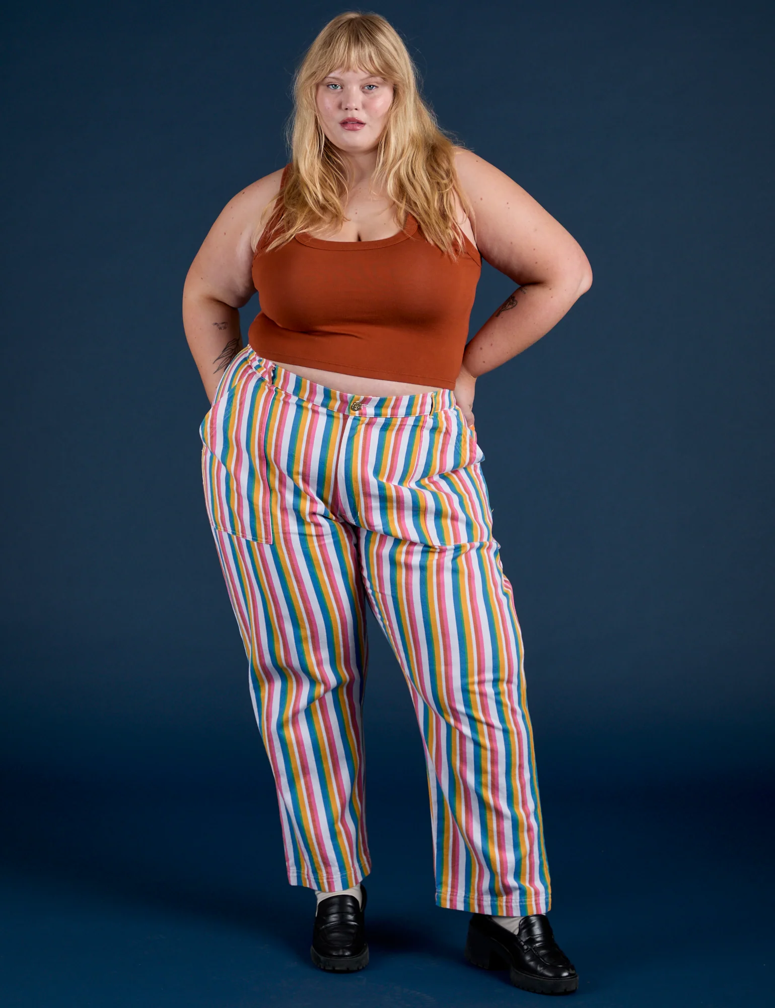 Work Pants - Rainbow Stripe - Image 27