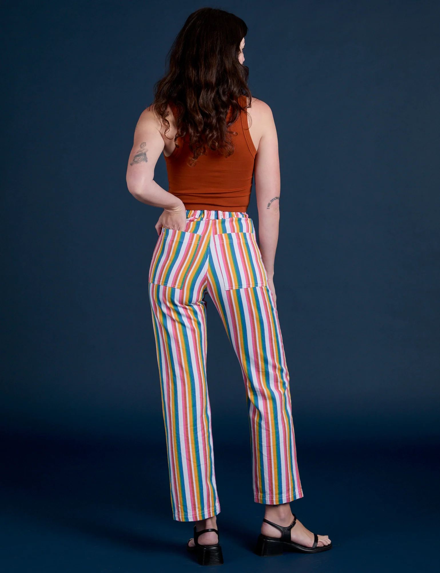 Work Pants - Rainbow Stripe - Image 6