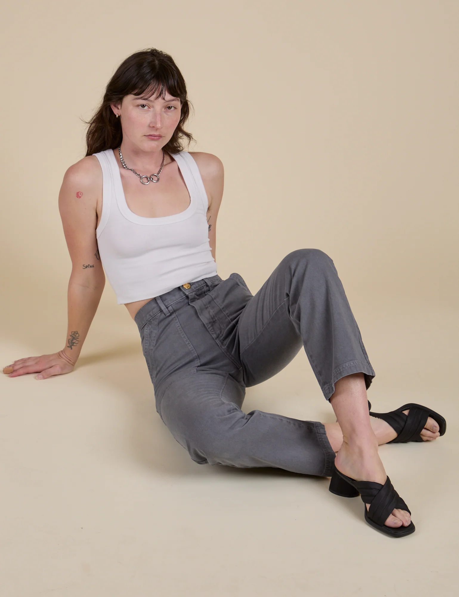 Work Pants - Washed Grey - Image 14