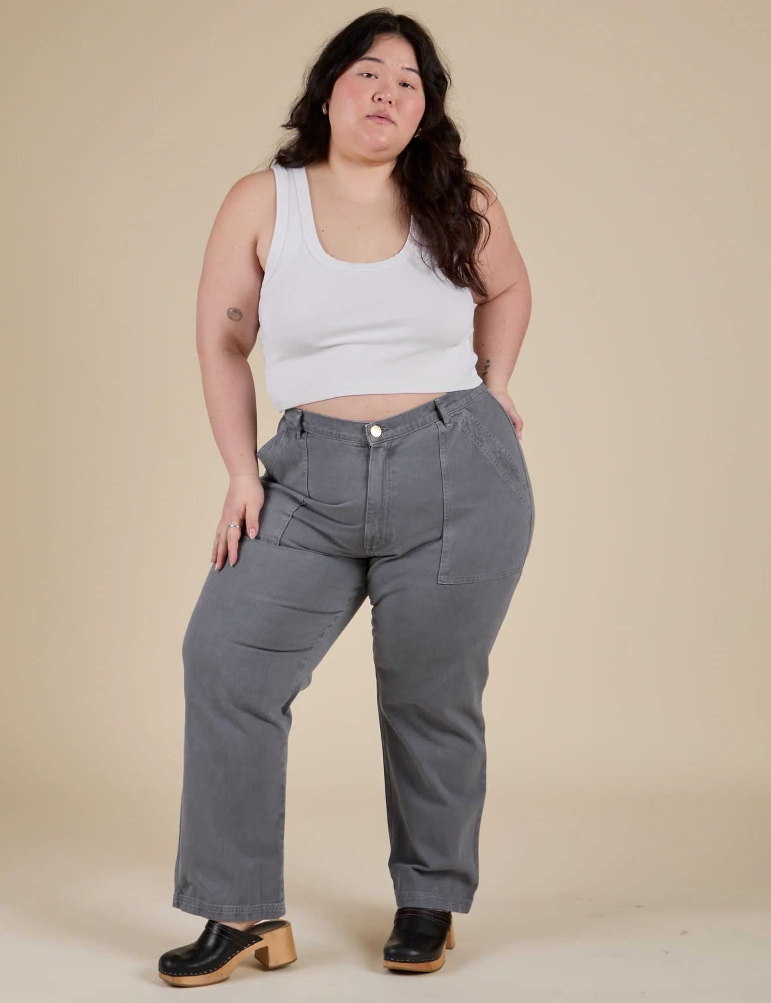 Work Pants - Washed Grey - Image 16