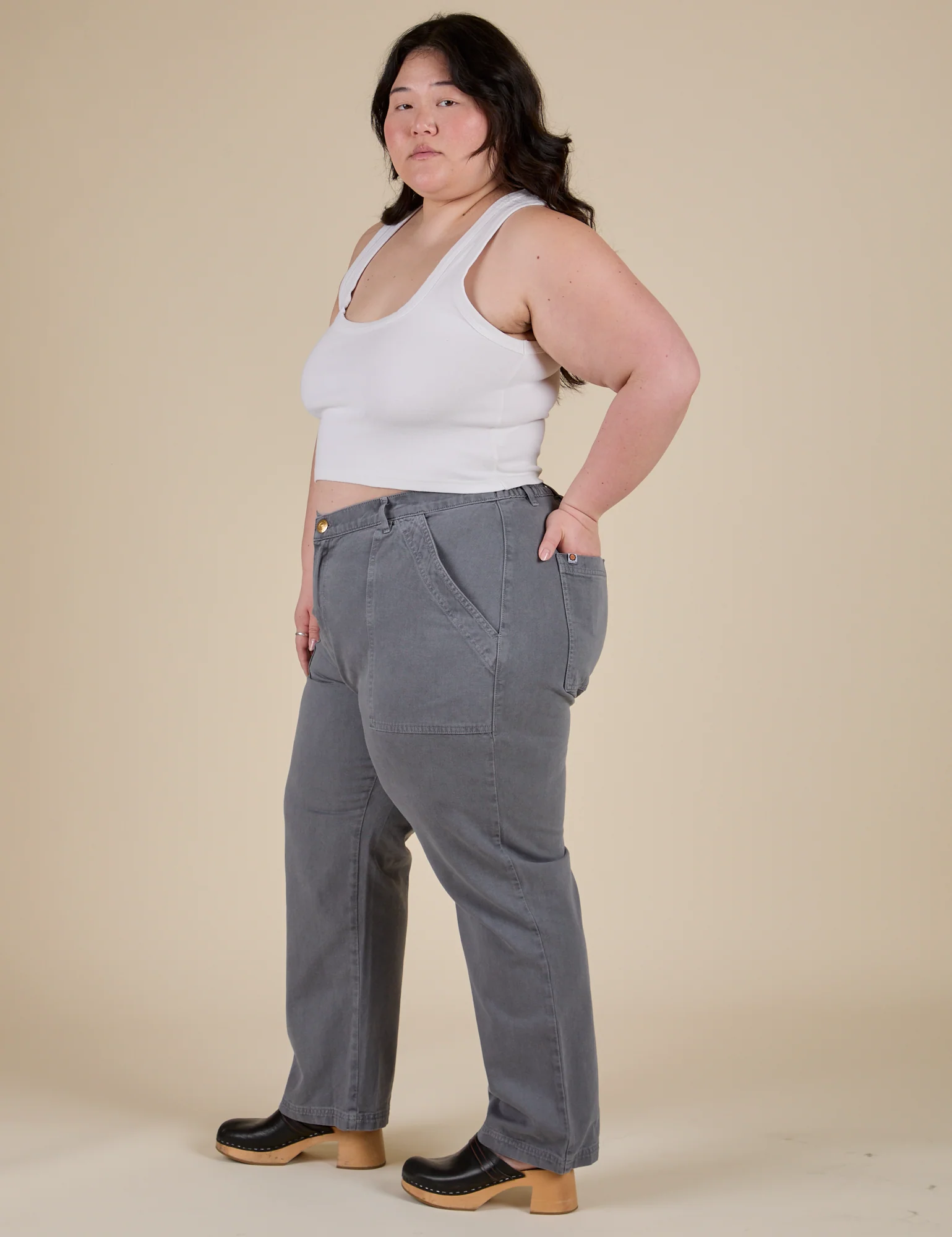 Work Pants - Washed Grey - Image 17