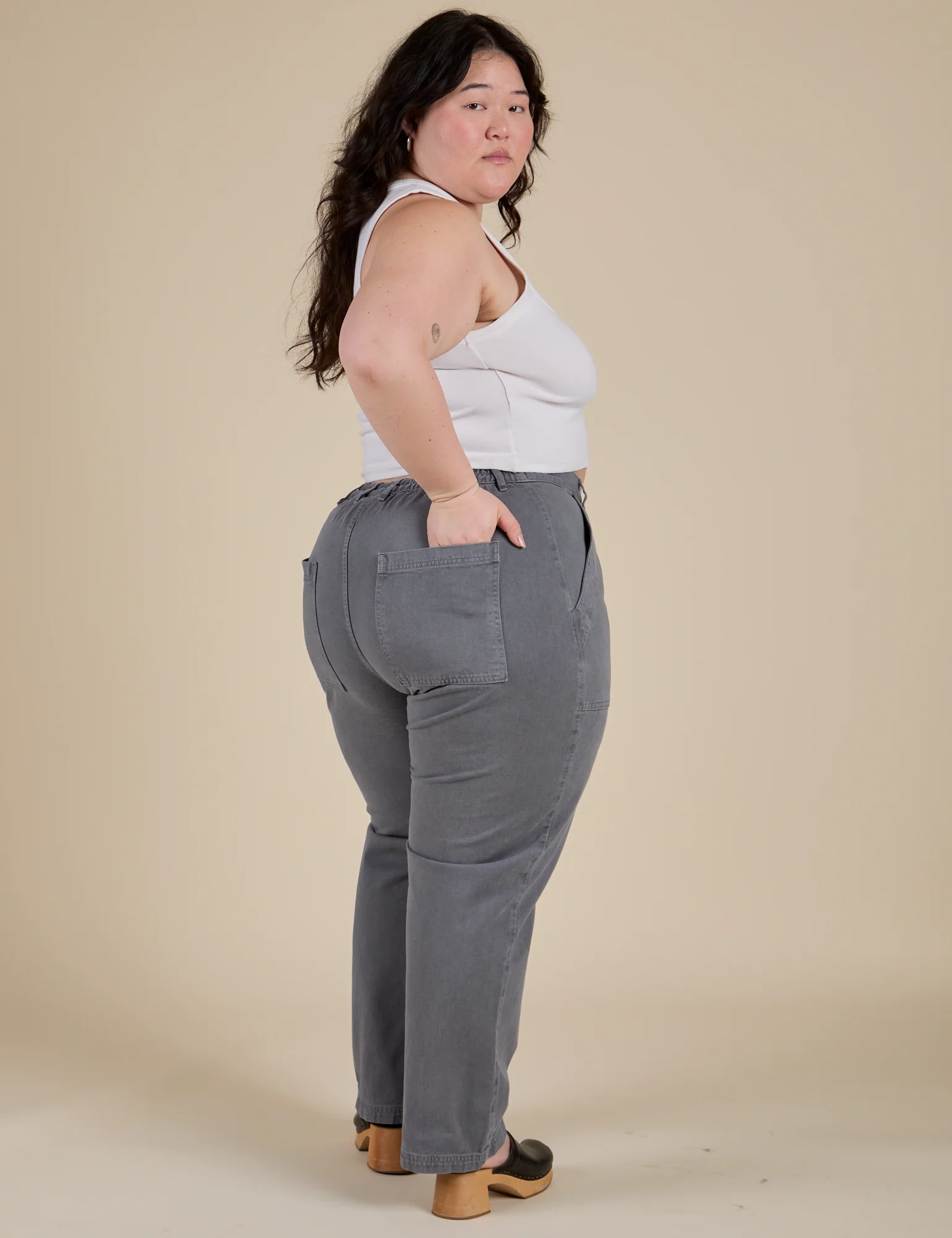 Work Pants - Washed Grey - Image 20