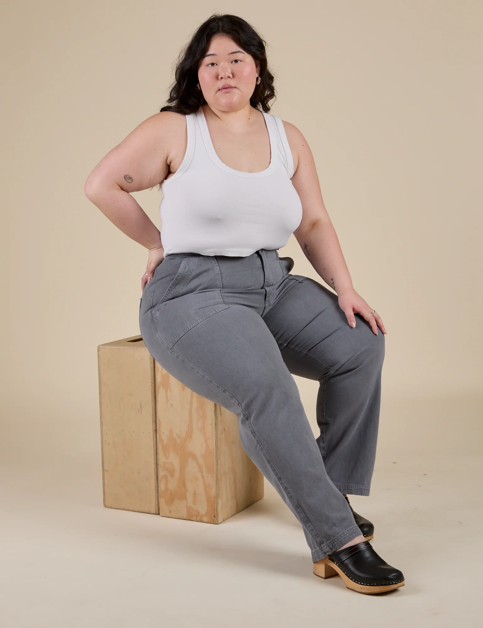 Work Pants - Washed Grey - Image 21