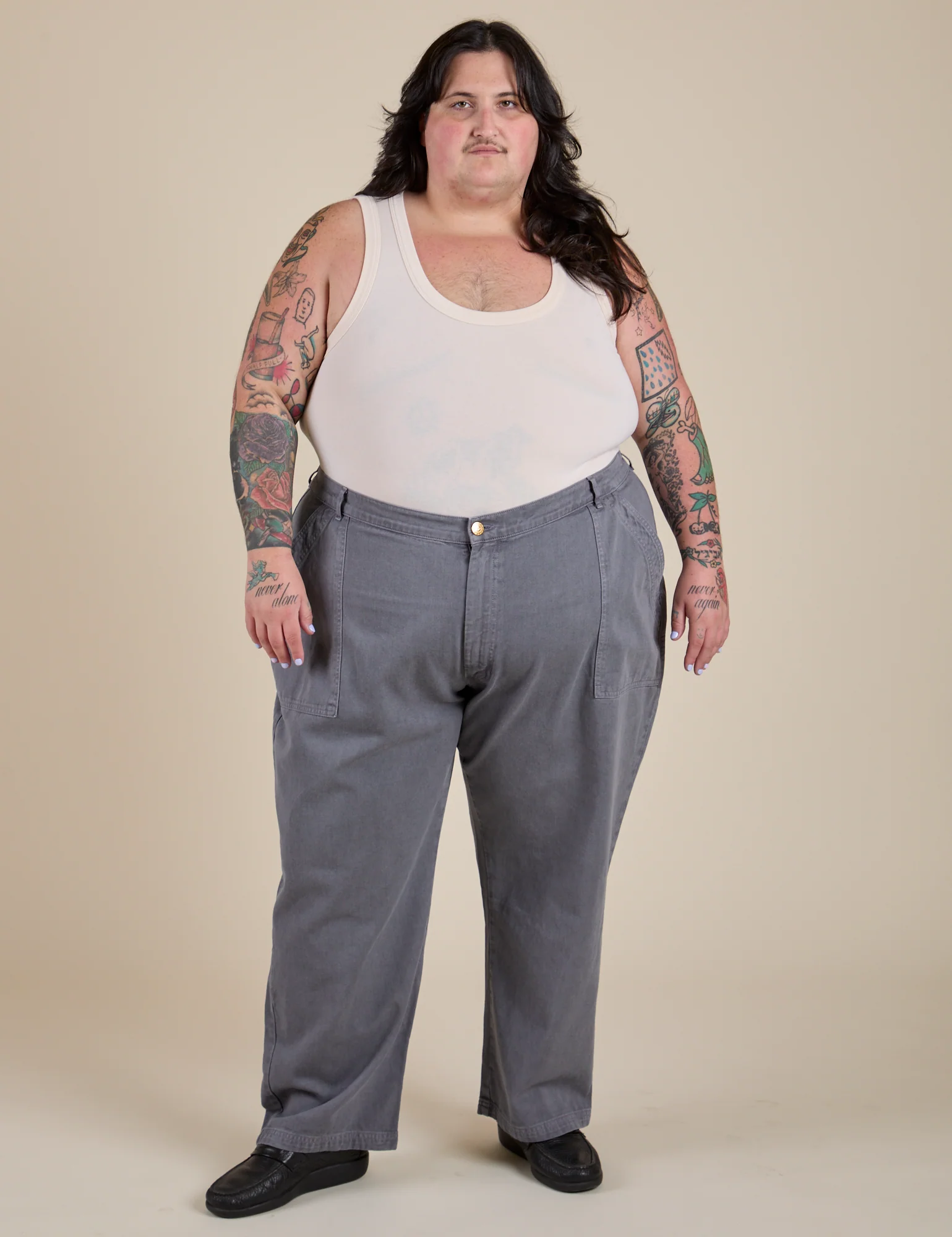 Work Pants - Washed Grey - Image 22