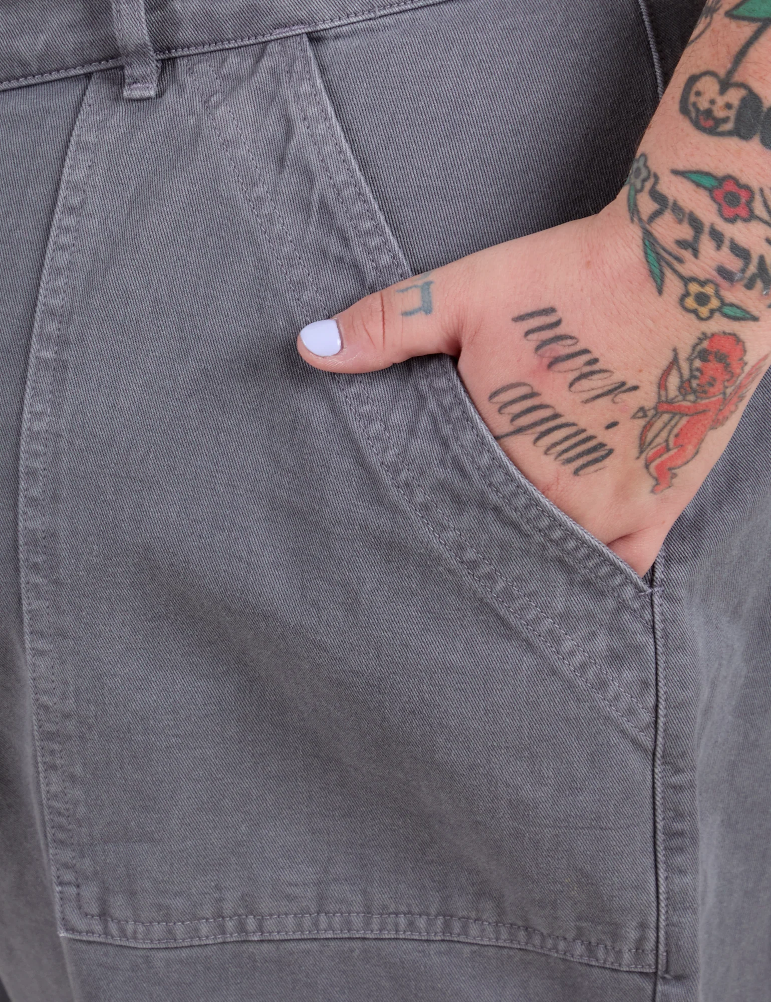 Work Pants - Washed Grey - Image 23