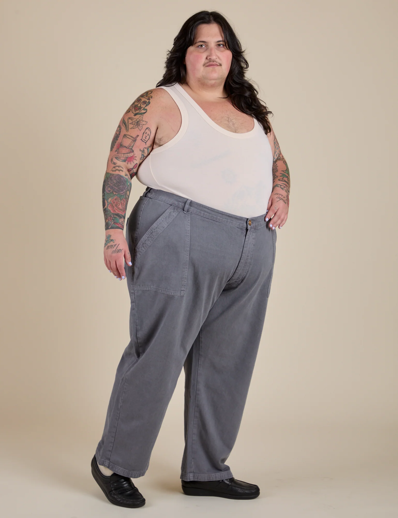 Work Pants - Washed Grey - Image 24