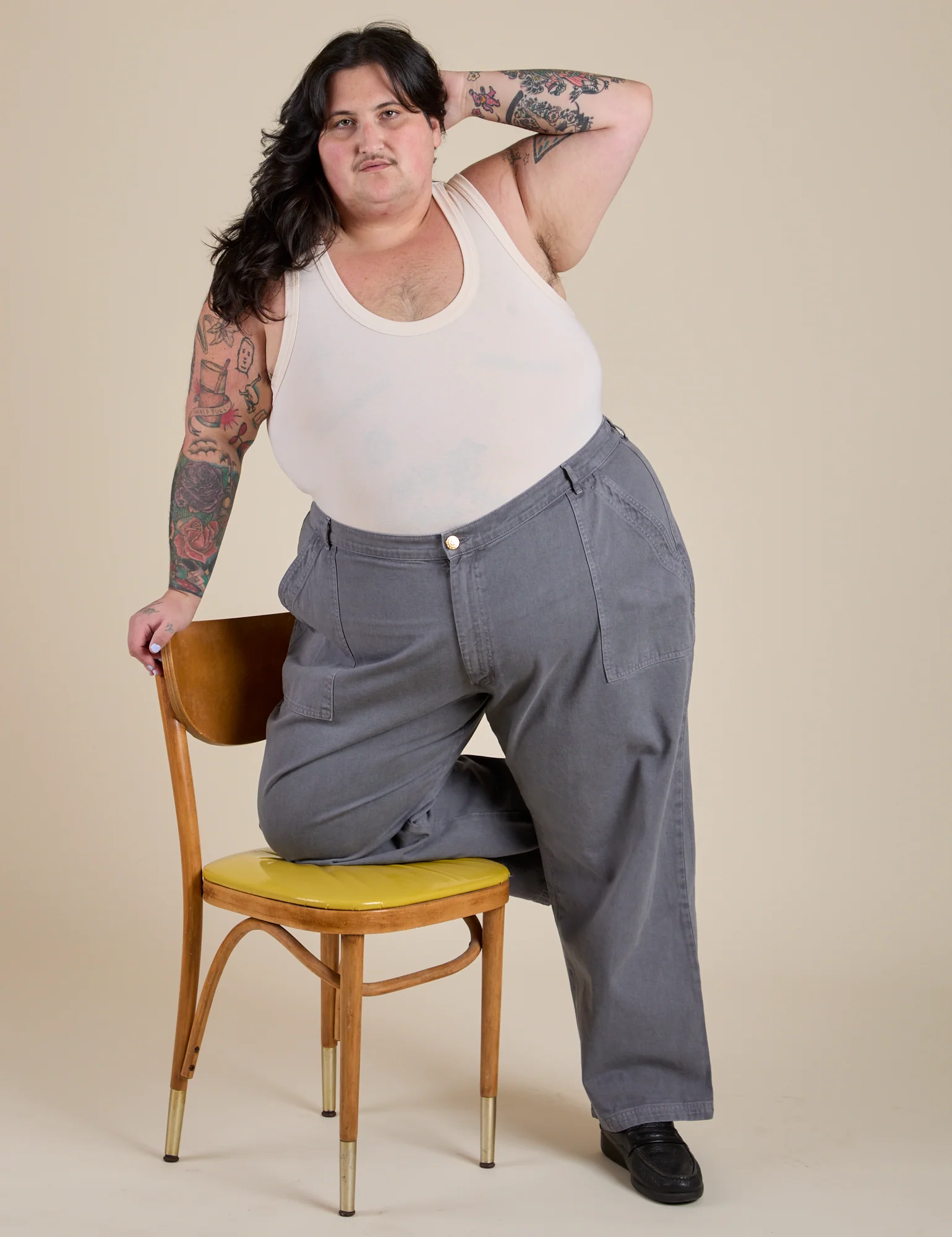 Work Pants - Washed Grey - Image 27