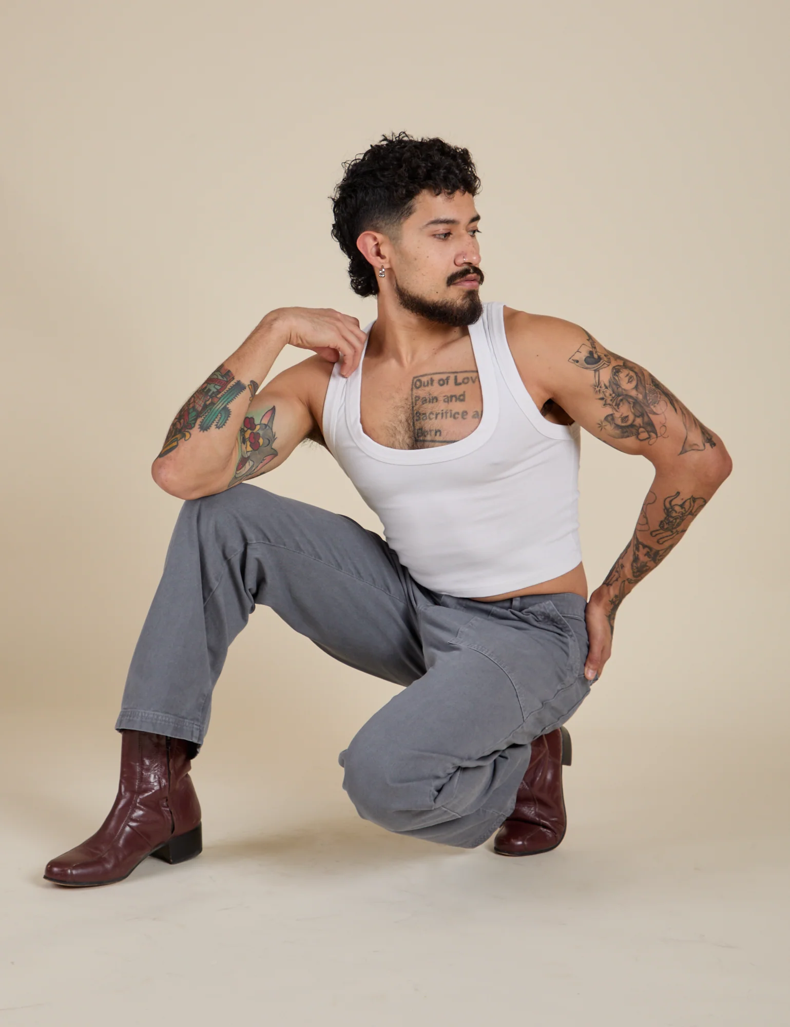 Work Pants - Washed Grey - Image 6